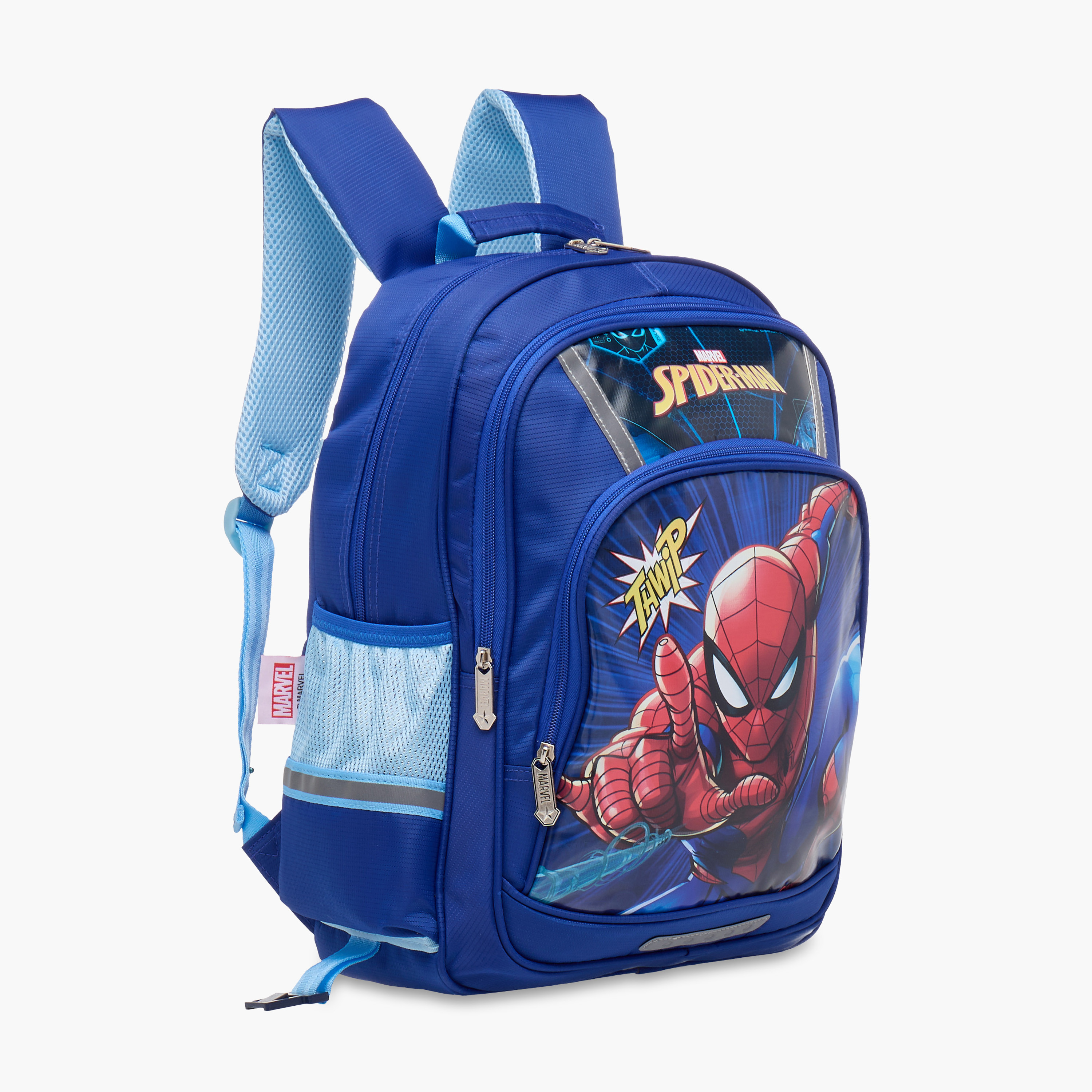 Disney Spider-Man Print Trolley Backpack with Retractable Handle - 16 inches-school-bagsandbackpacks-trolleybags-image-8