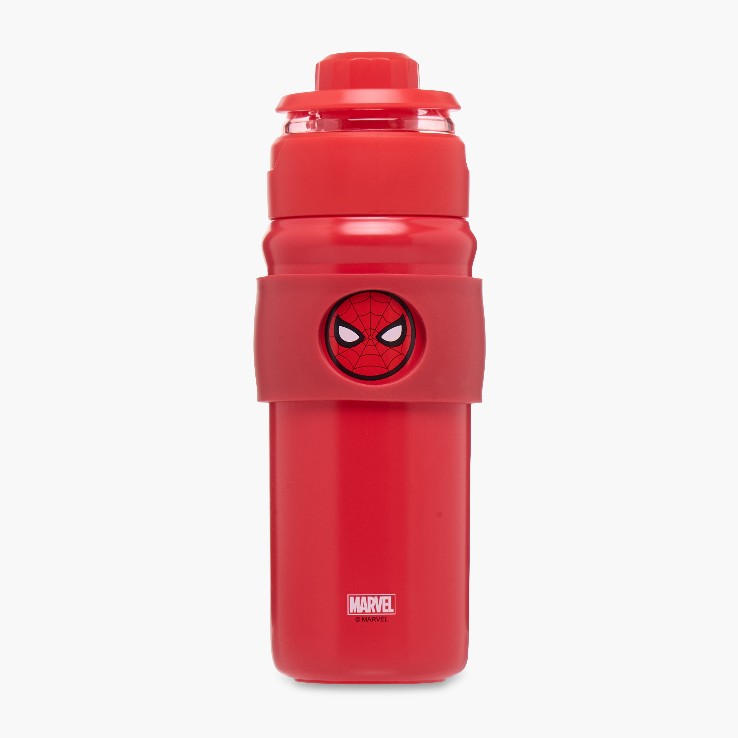 قارورة مياه ستانليس ستيل بتصميم سبايدرمان - 430 مل-school-waterbottles-image-1