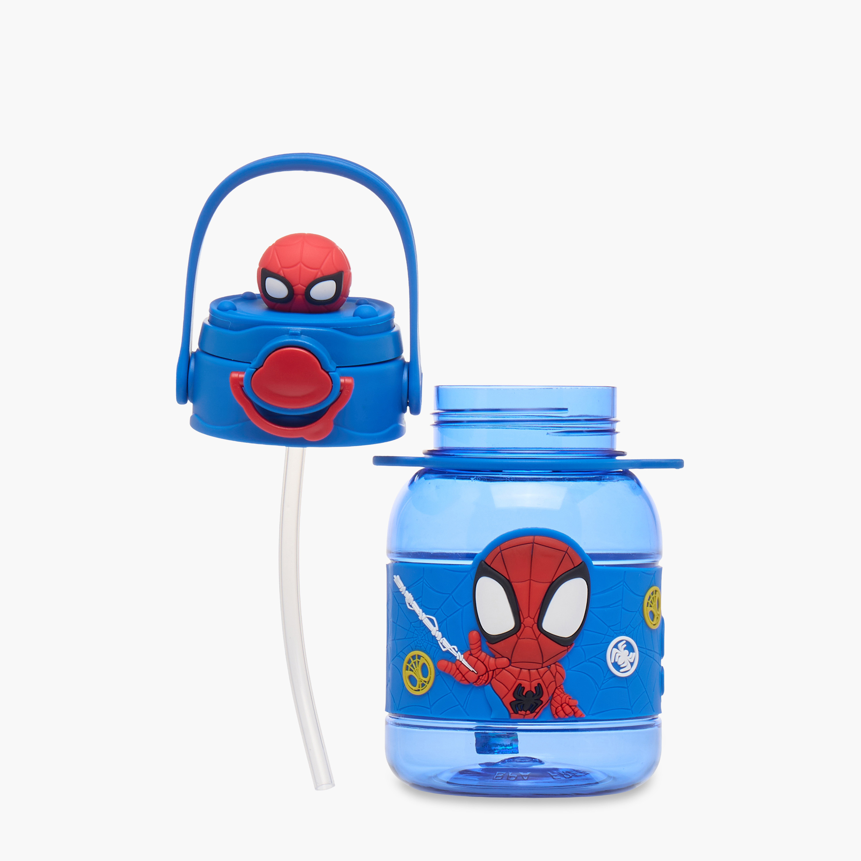 Spider-Man Print Sipper Water Bottle - 800 ml-school-waterbottles-image-5