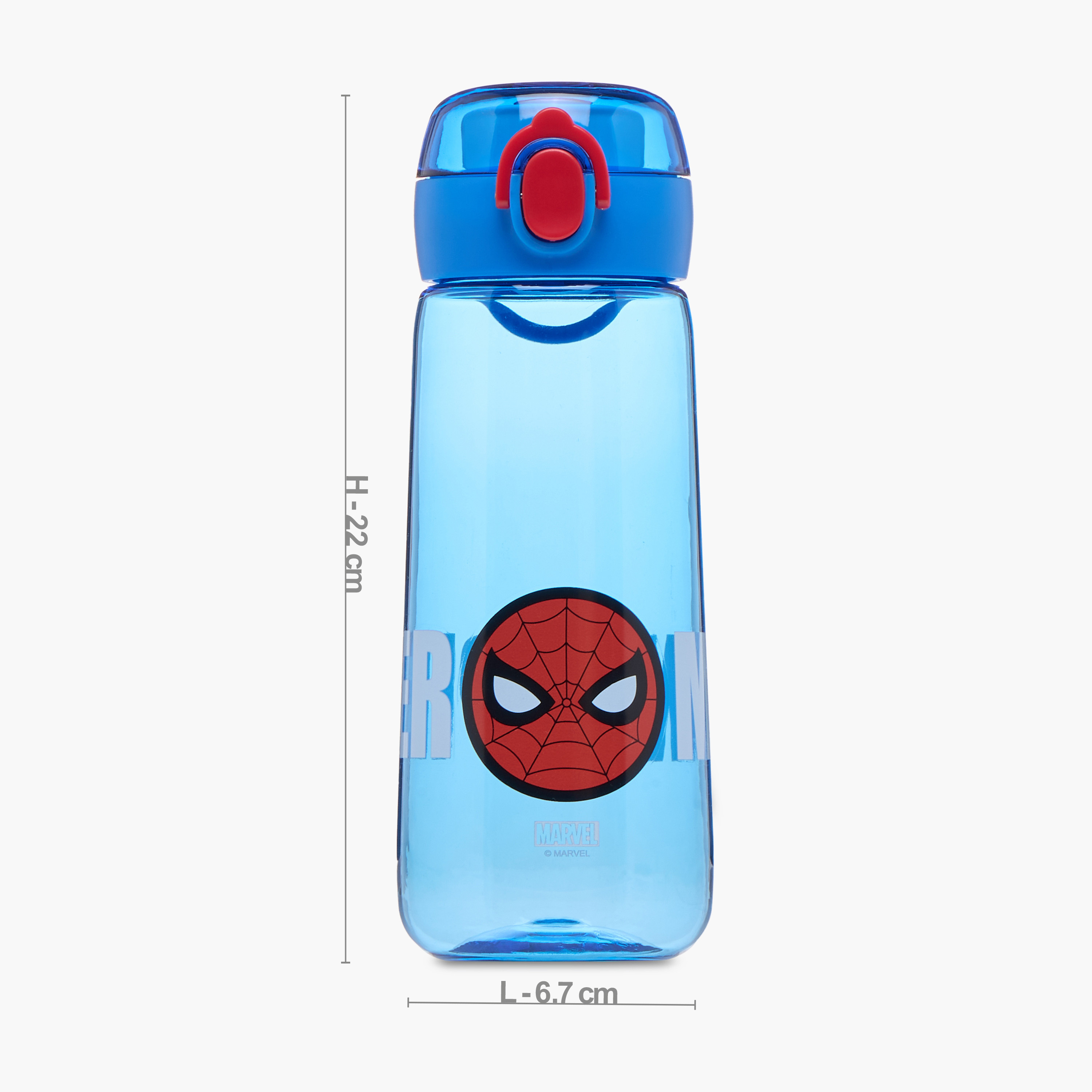 Spider-Man Print Water Bottle - 680 ml-school-waterbottles-image-2