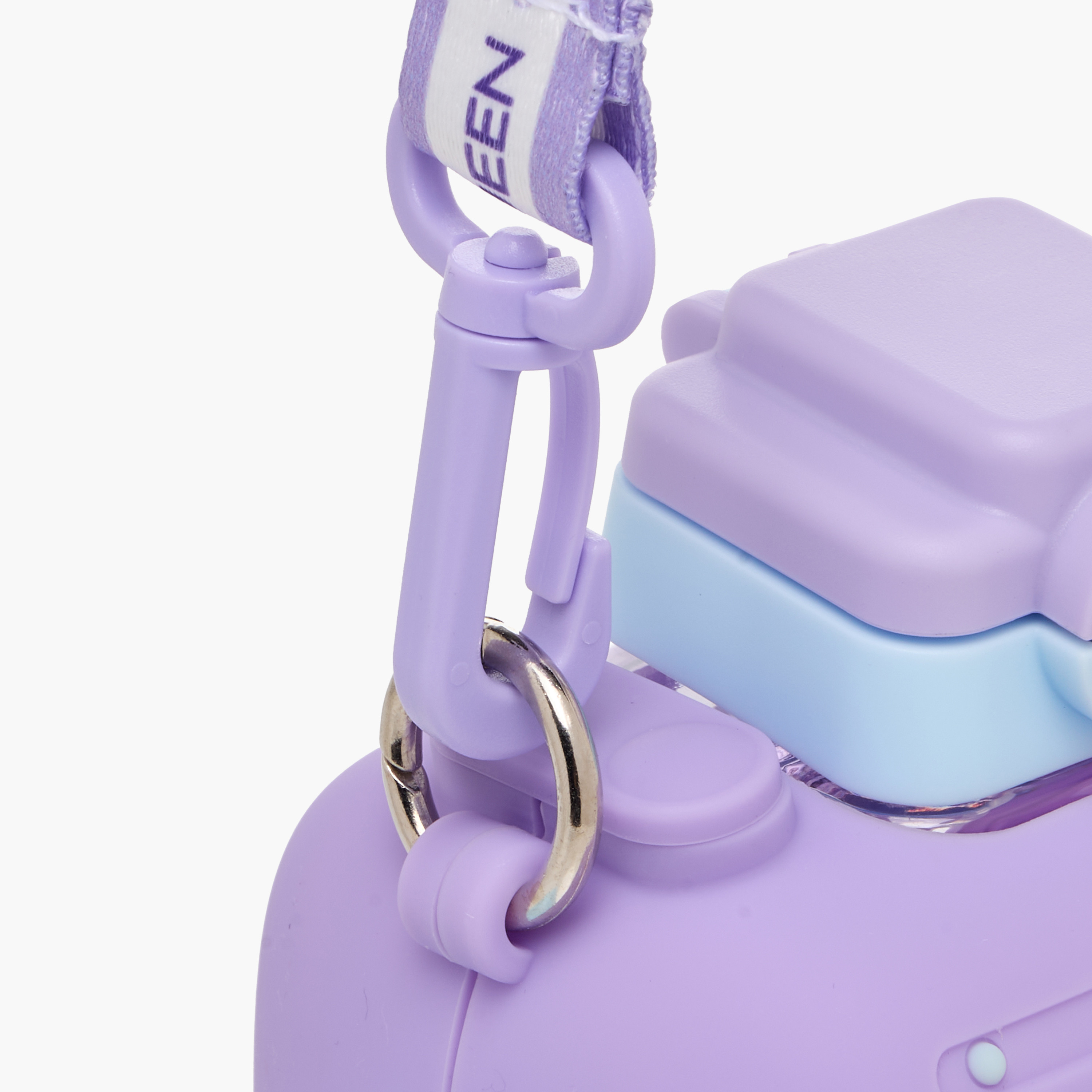 قارورة مياه بحزام قابل للفصل وقشّة وطبعات إلسا من ديزني - 680 مل-school-waterbottles-image-1