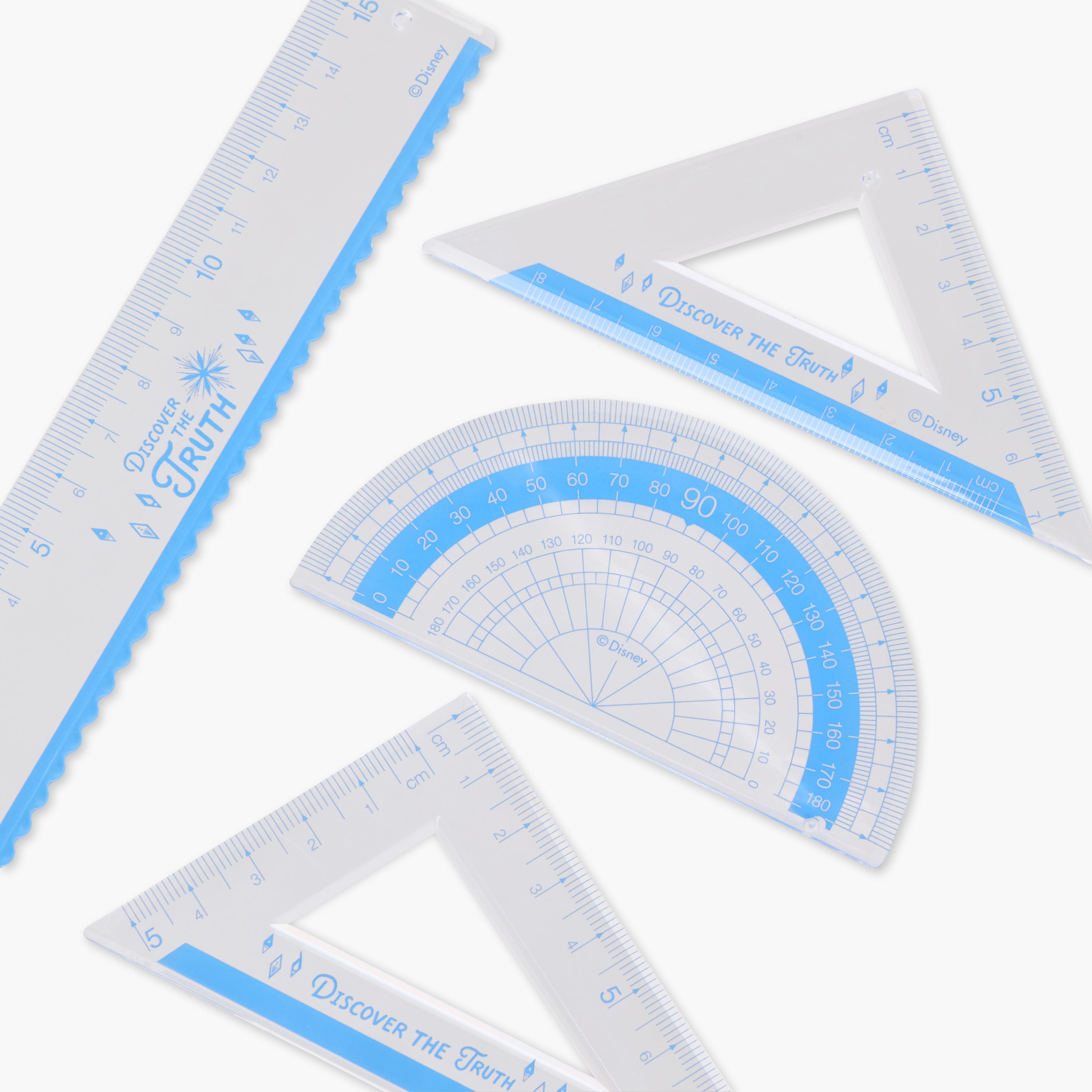 Disney 4-Piece Geometry Ruler Set-school-stationery-accessories-image-6
