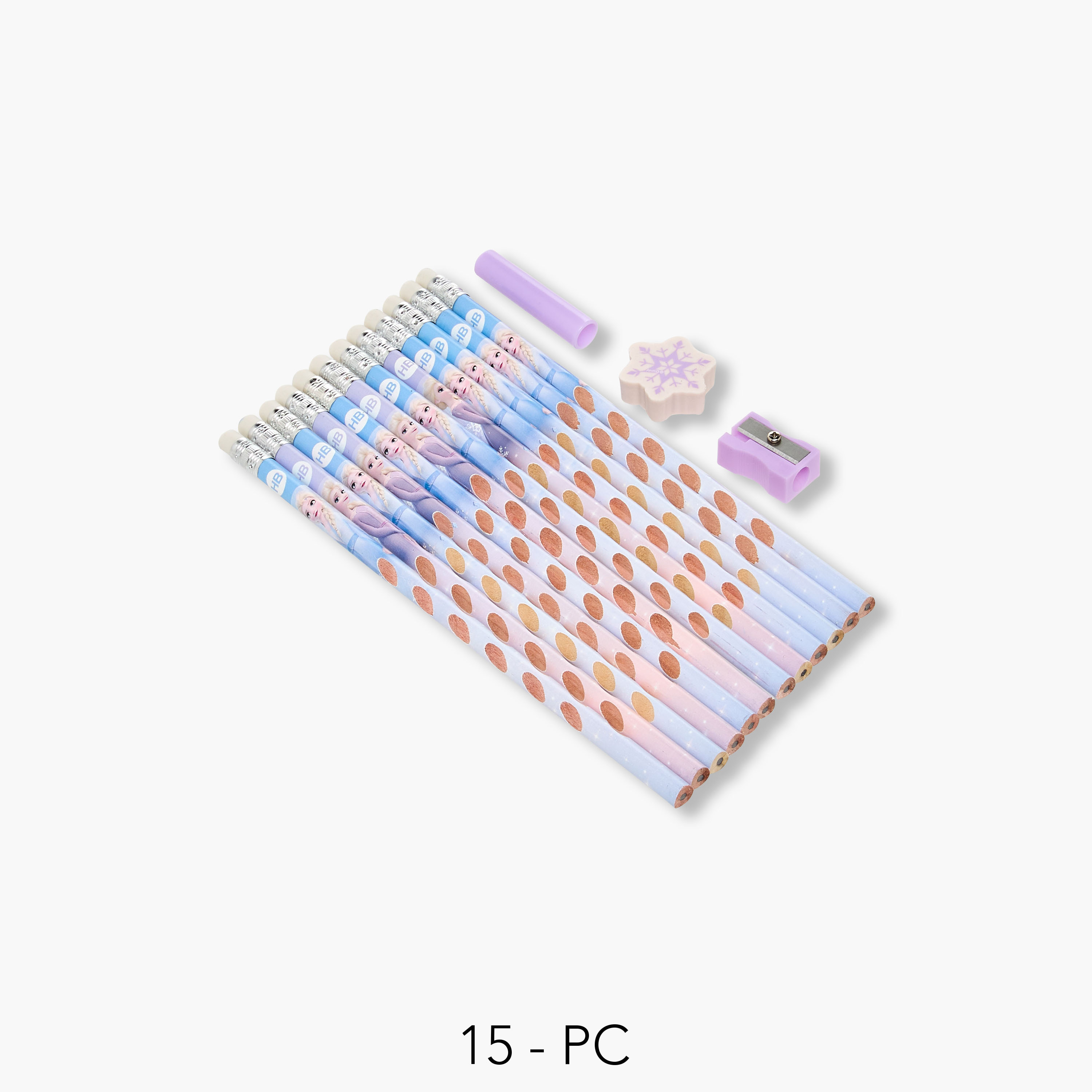 Disney 15nƒ-Piece Frozen Pencil Set-school-stationery-pensandpencils-image-1