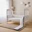 Cambrass Crib Accessory Cot Bumper with Star Print, 390x25 cm, Set of 2-baby-nursery-furniture-cribsandbeds-cribaccessories-image-2