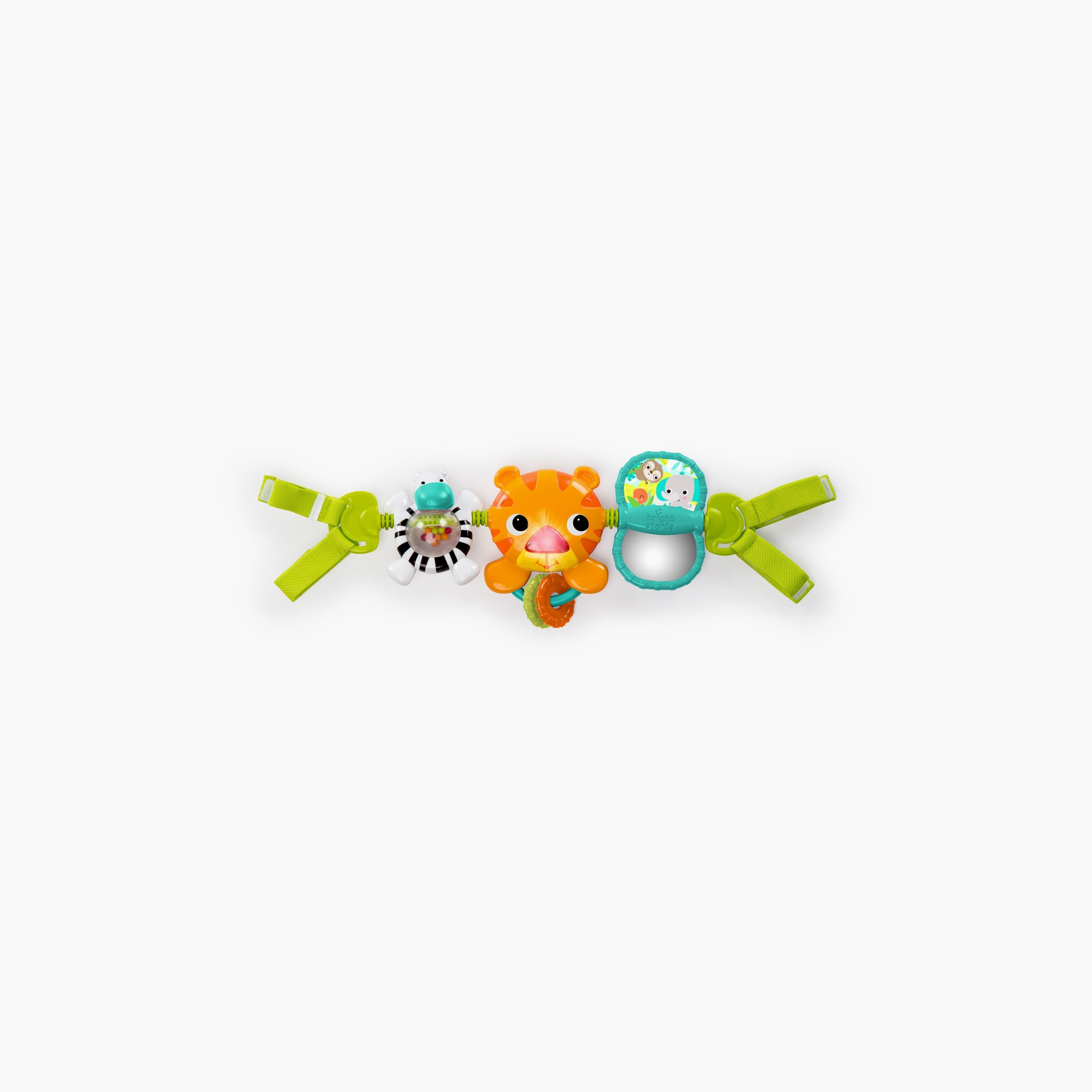 Bright Starts Take Along Carrier Hanging Toy - Jungle Themed - 0-6 Months-toys-babyandtoddlertoys-strollertoys-image-1