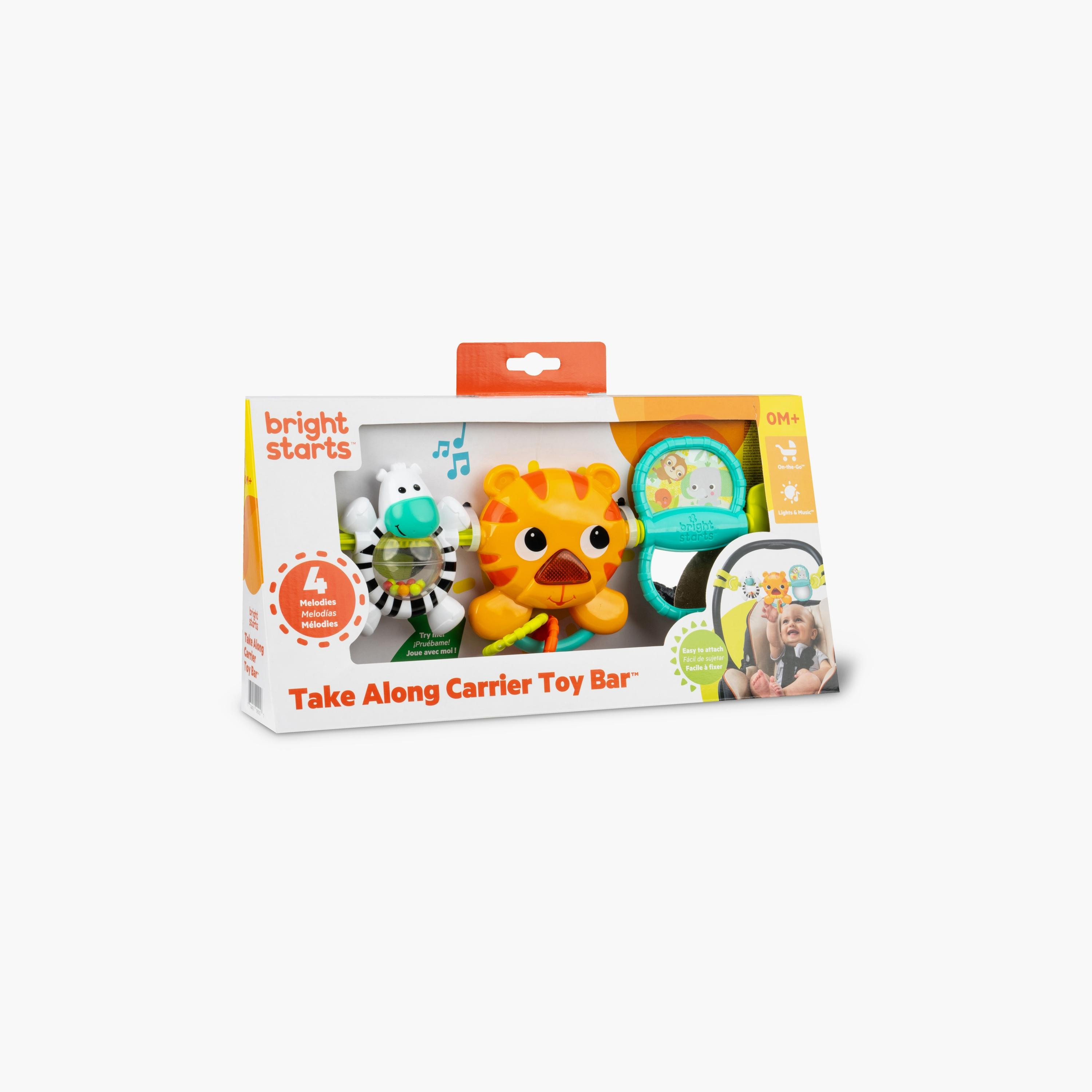 Bright Starts Take Along Carrier Hanging Toy - Jungle Themed - 0-6 Months-toys-babyandtoddlertoys-strollertoys-image-7