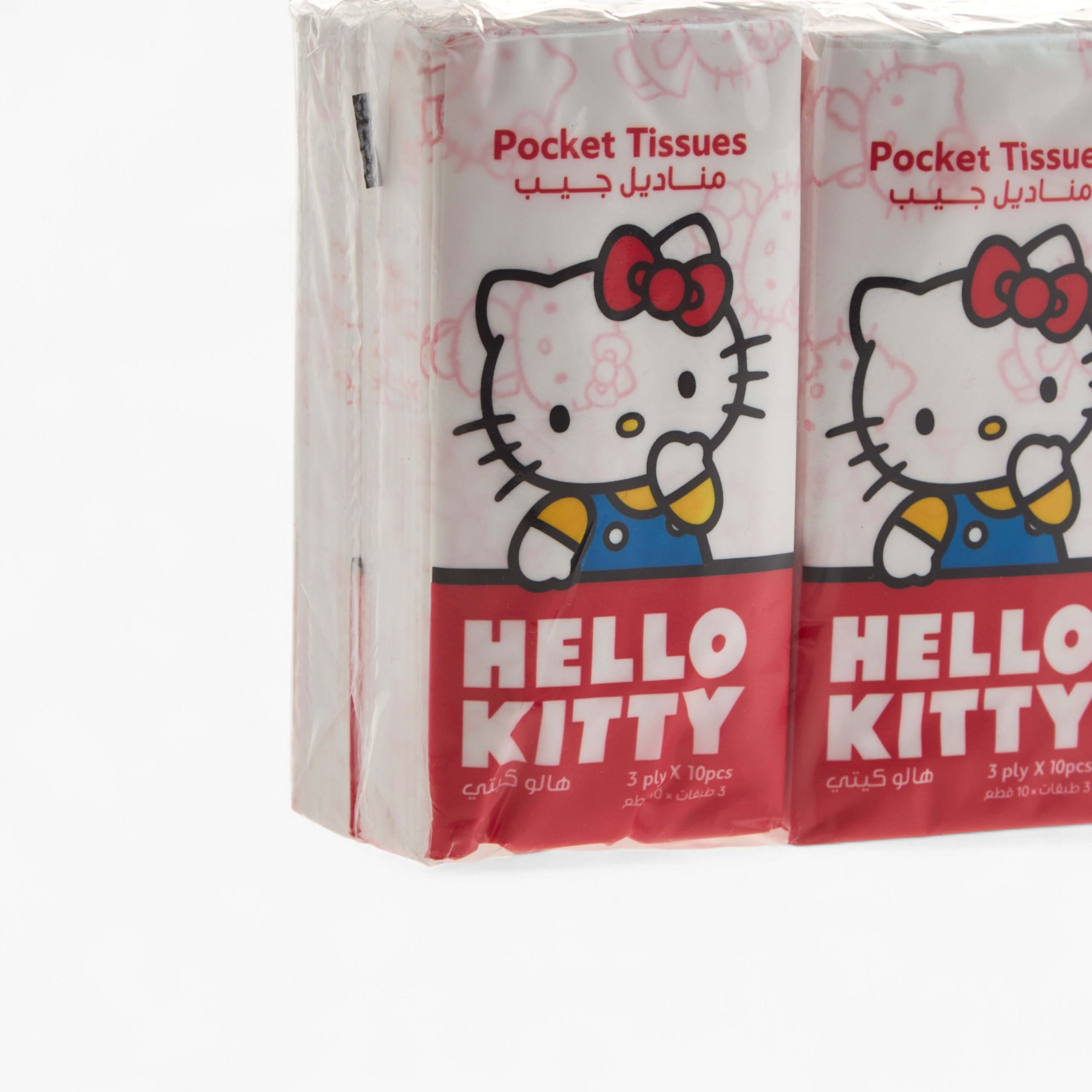 Hello Kitty 3-Ply Pocket Tissue - Set of 10-school-stationery-accessories-image-3