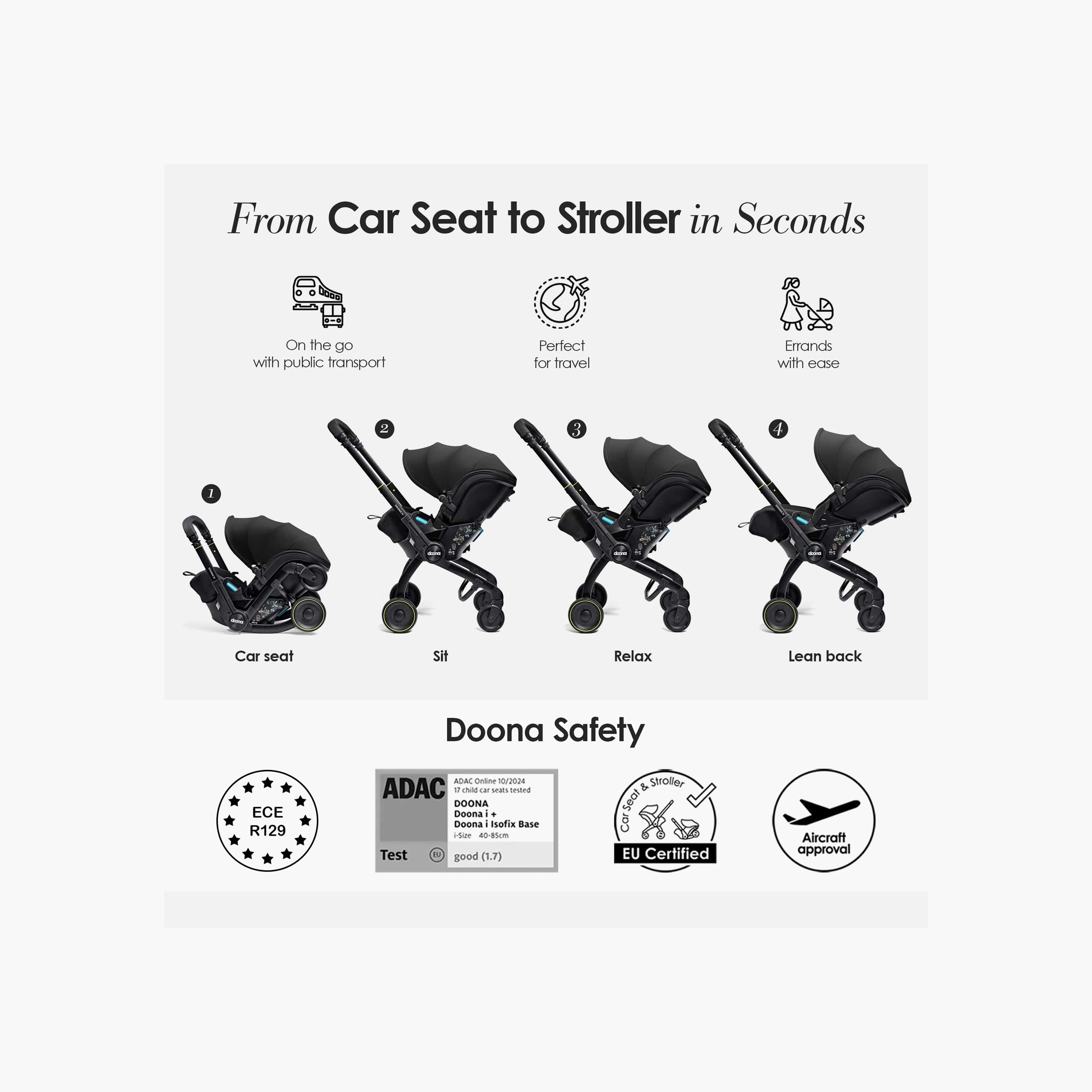Doona X Infant Car Seat - Nitro Black-baby-gear-carseats-image-3