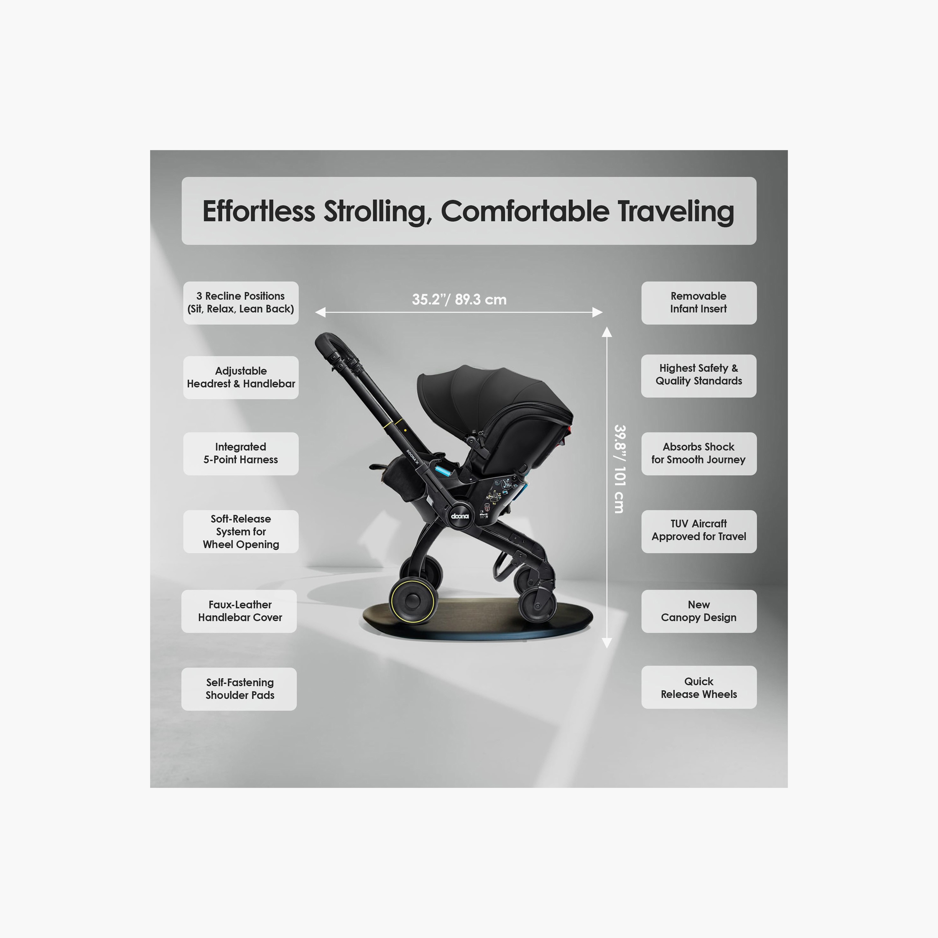 Doona X Infant Car Seat - Nitro Black-baby-gear-carseats-image-4