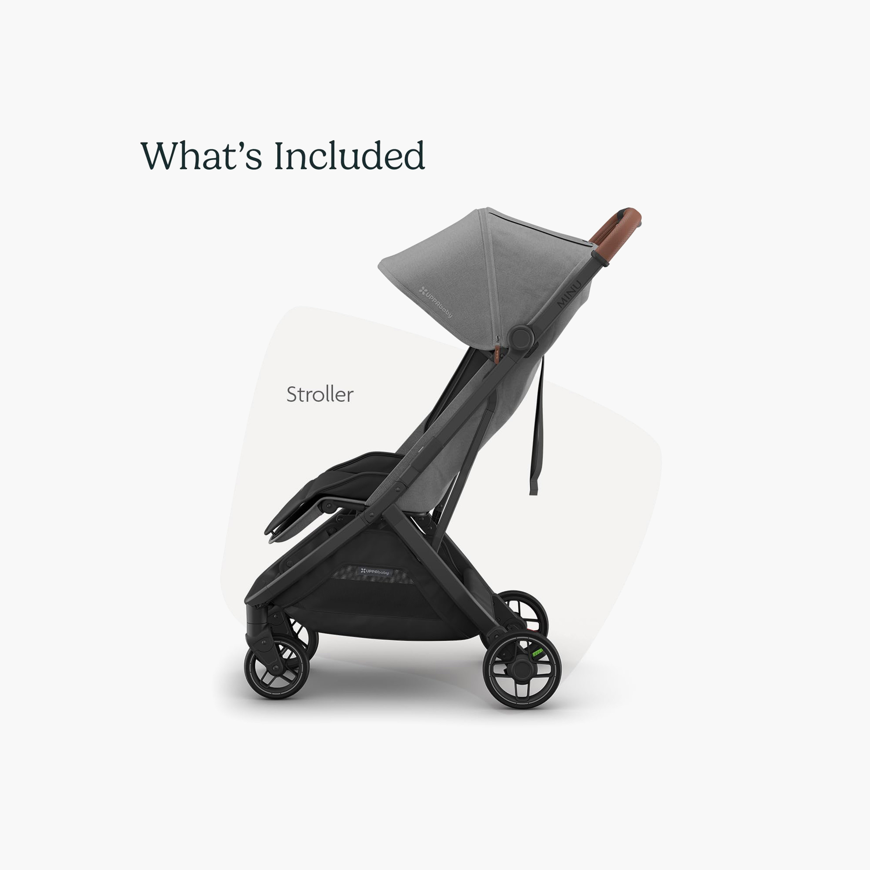 UPPAbaby Minu V3 Cabin Approved Stroller with Metal Frame and Fold-Friendly Adapters-baby-gear-strollersandprams-strollers-image-2