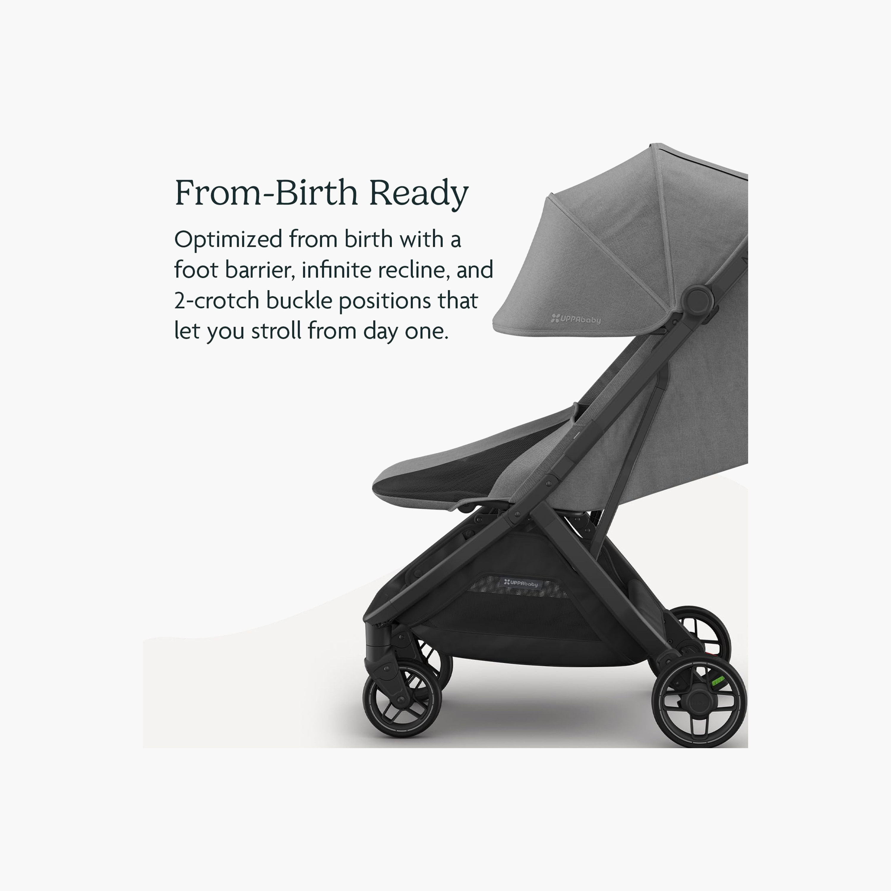 UPPAbaby Minu V3 Cabin Approved Stroller with Metal Frame and Fold-Friendly Adapters-baby-gear-strollersandprams-strollers-image-4