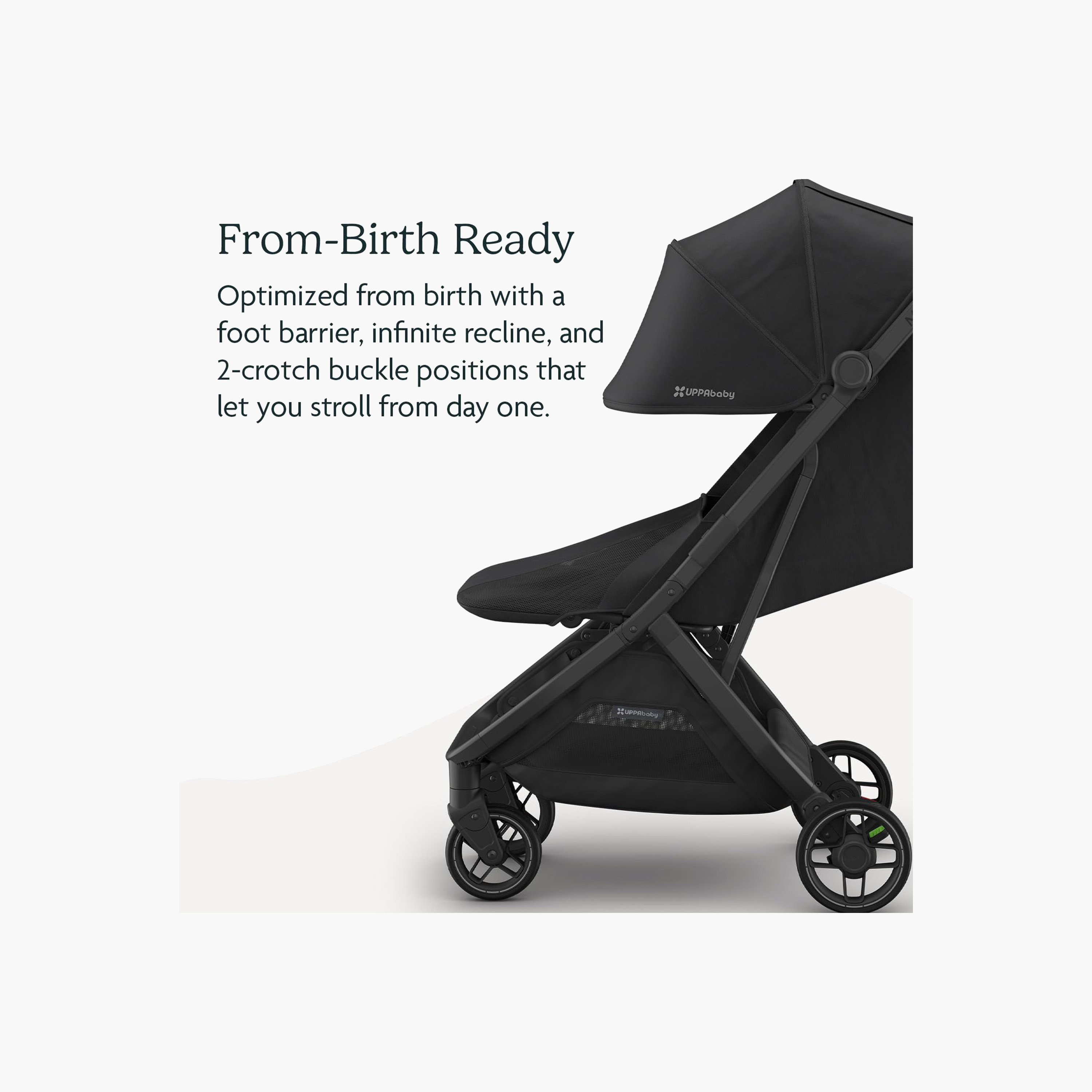 UPPAbaby Minu V3 Cabin Approved Stroller with Metal Frame and Fold-Friendly Adapters-baby-gear-strollersandprams-strollers-image-4