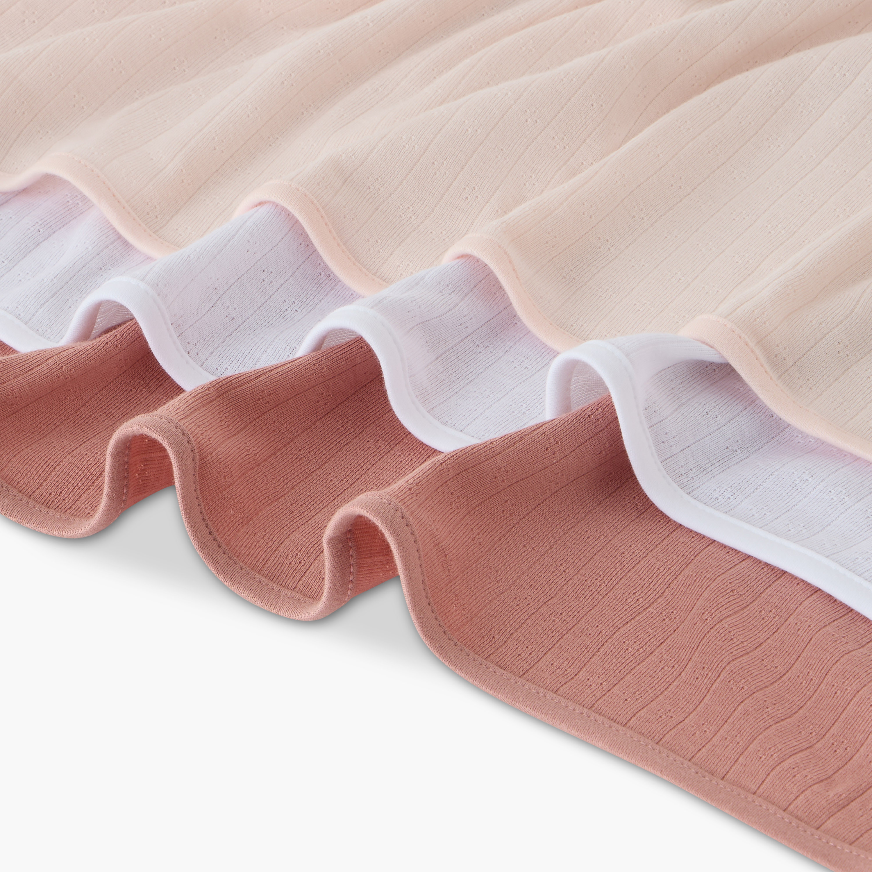 Pack of 3 Juniors Receiving Blankets with Texture, 80x100 cm-baby-nursery-blanketsandswaddles-receivingblankets-image-5