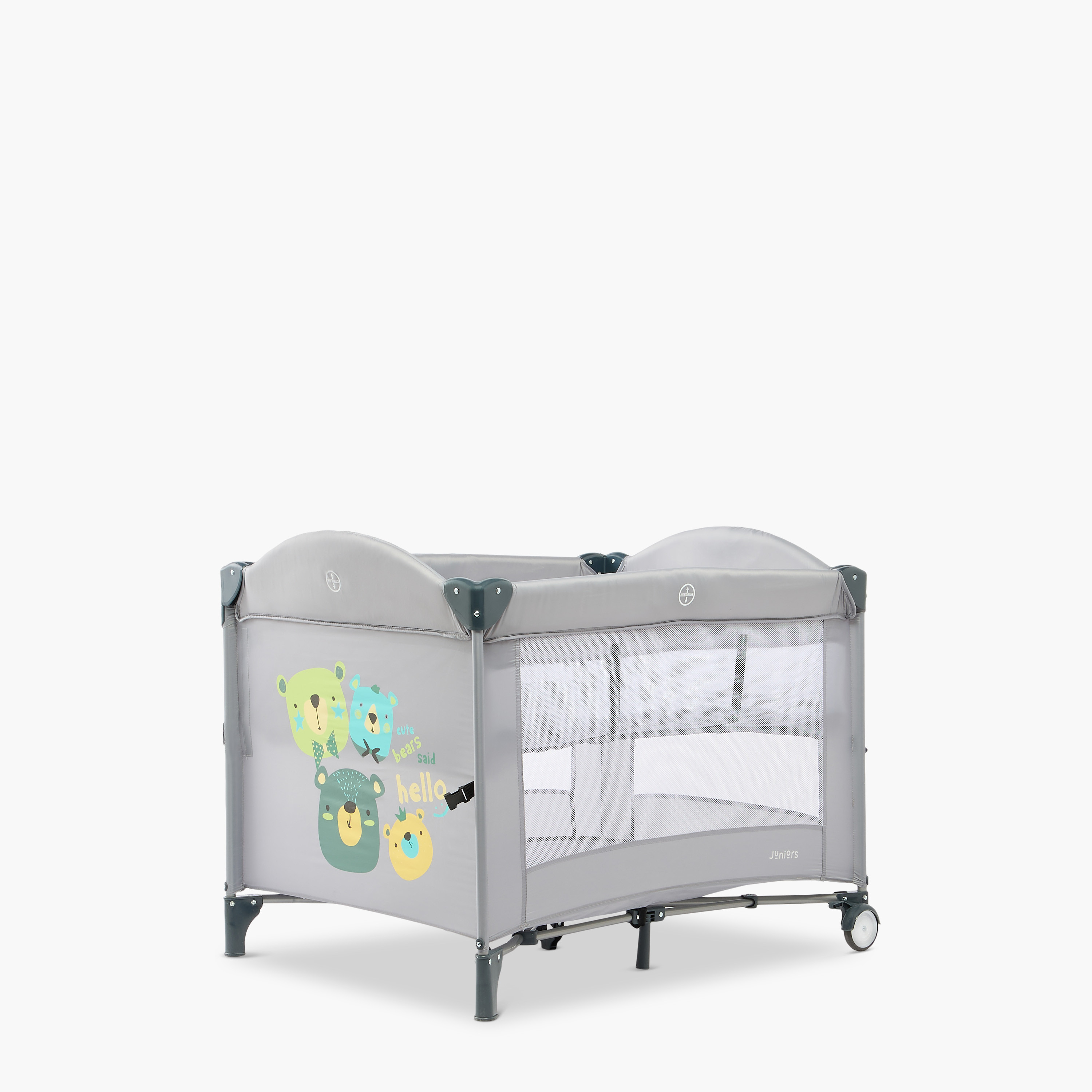 Juniors Ethan Drop Side Travel Cot-baby-gear-travelcots-image-1