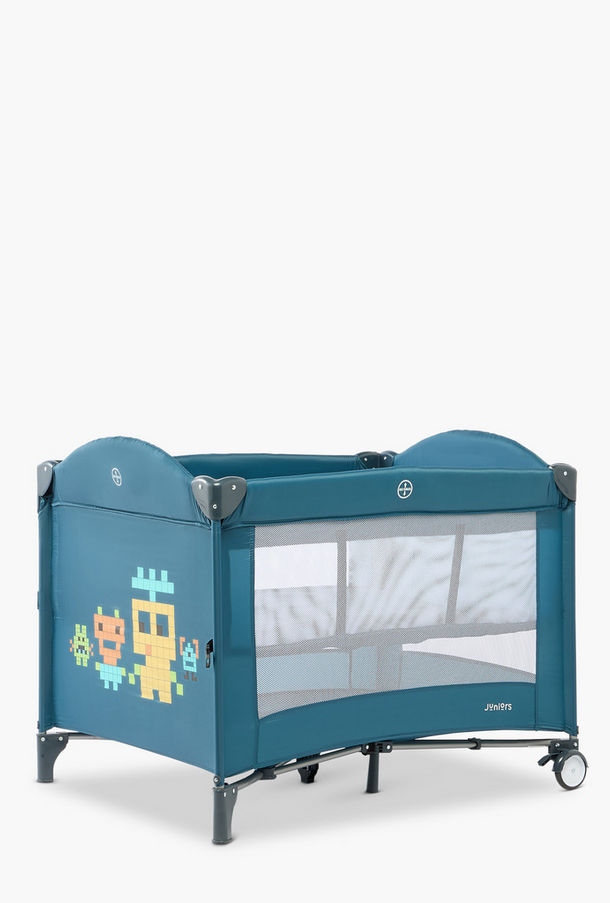 مهد سفر للأطفال إيثان من جونيورز - أزرق فيوس-baby-nursery-furniture-cribsandbeds-image-1