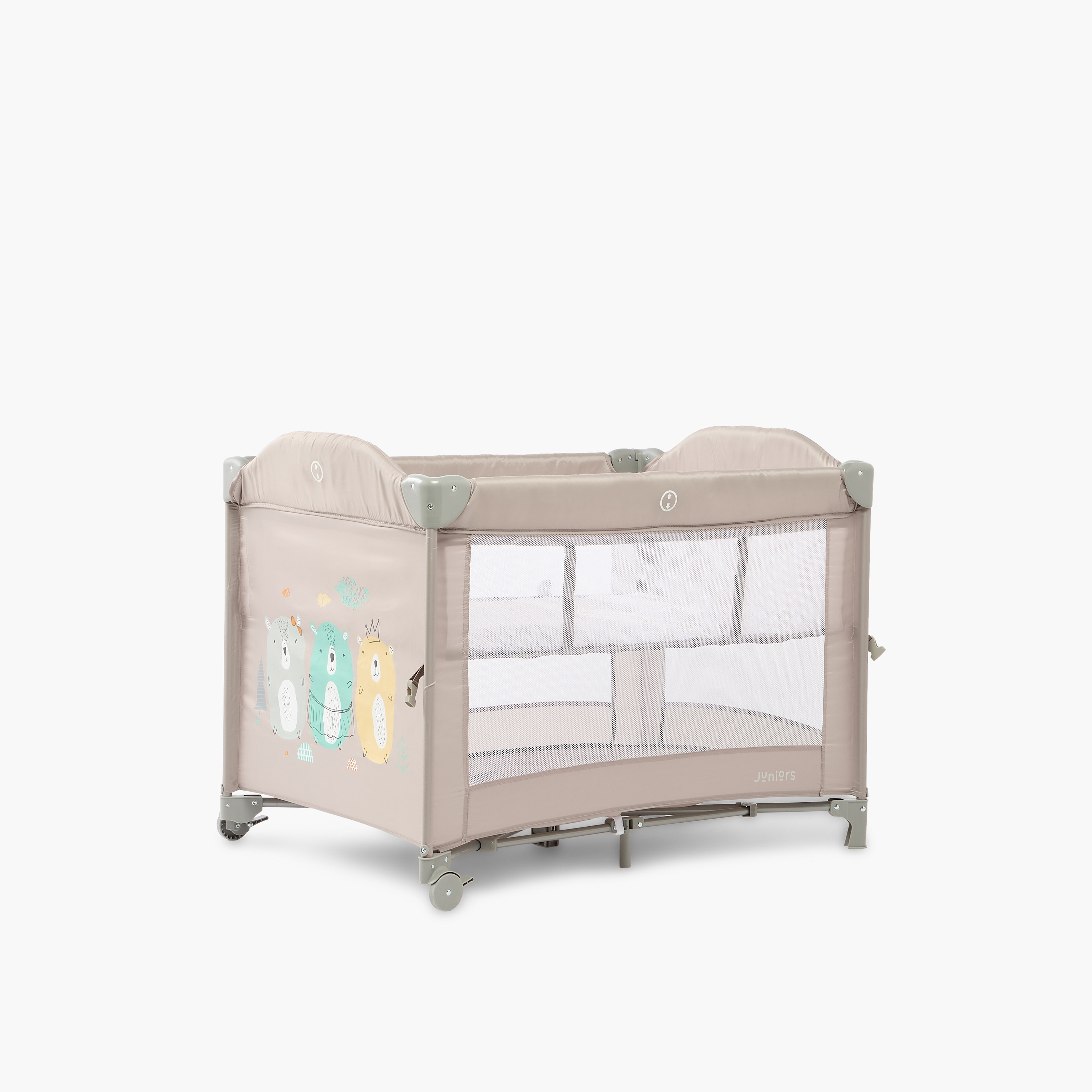 Juniors Victor Drop Side Travel Cot-baby-gear-travelcots-image-1