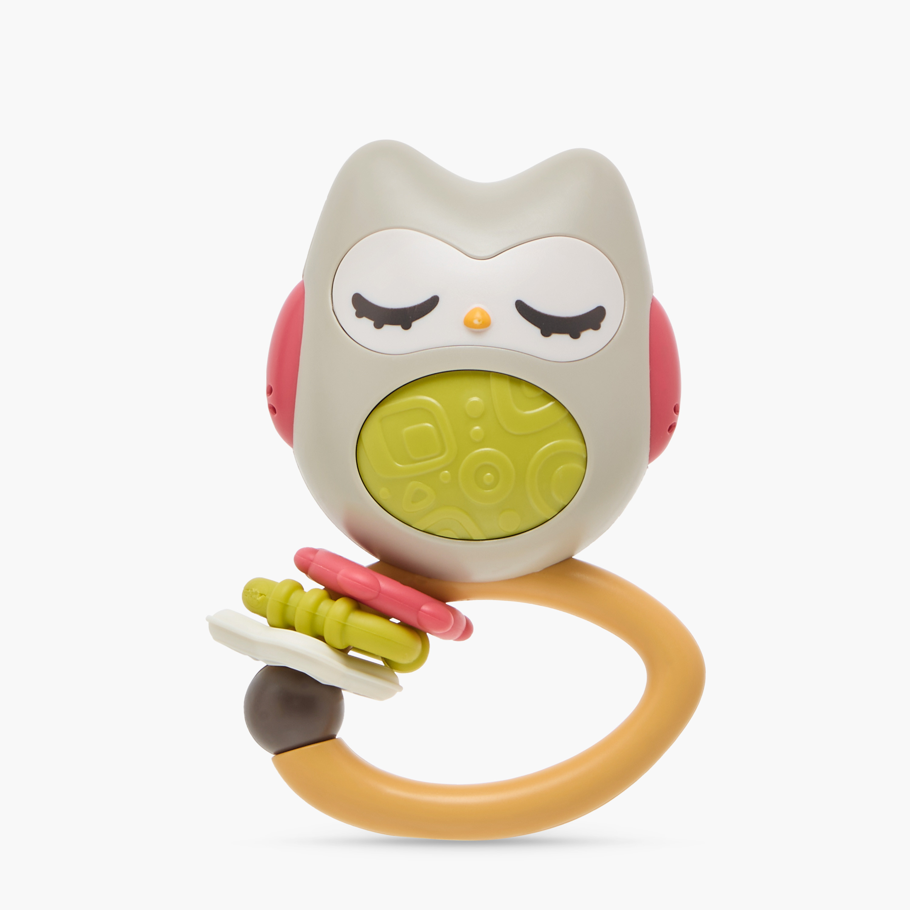Juniors Owl Sensory Teether Rattle-baby-feeding-teethers-image-1