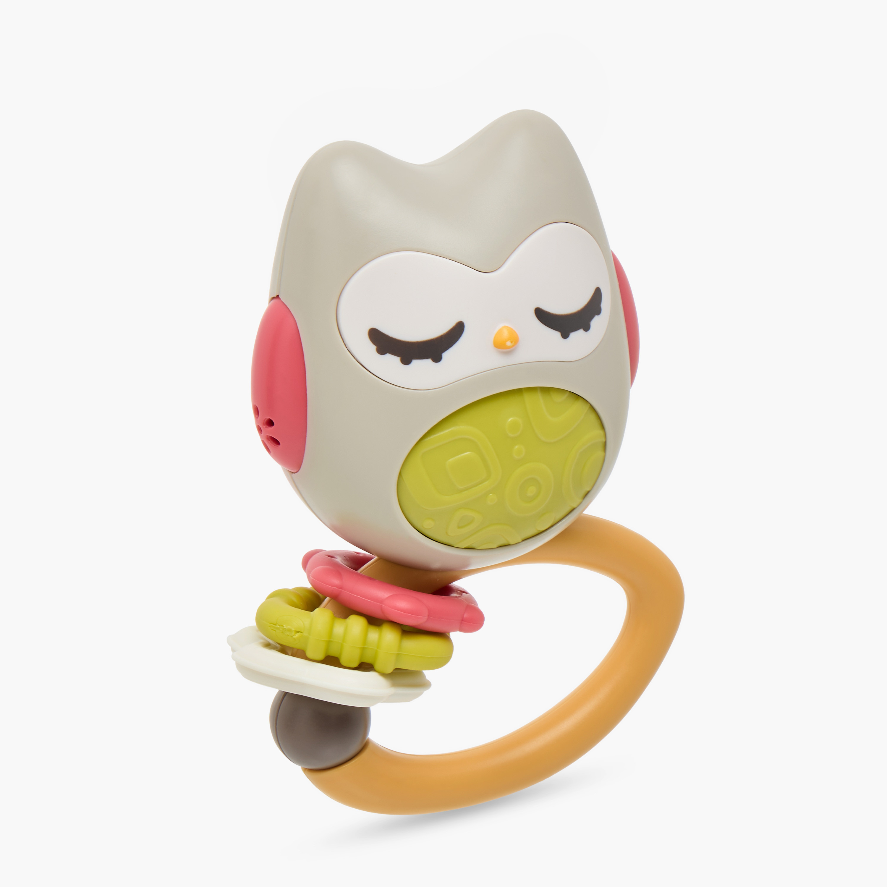 Juniors Owl Sensory Teether Rattle-baby-feeding-teethers-image-2