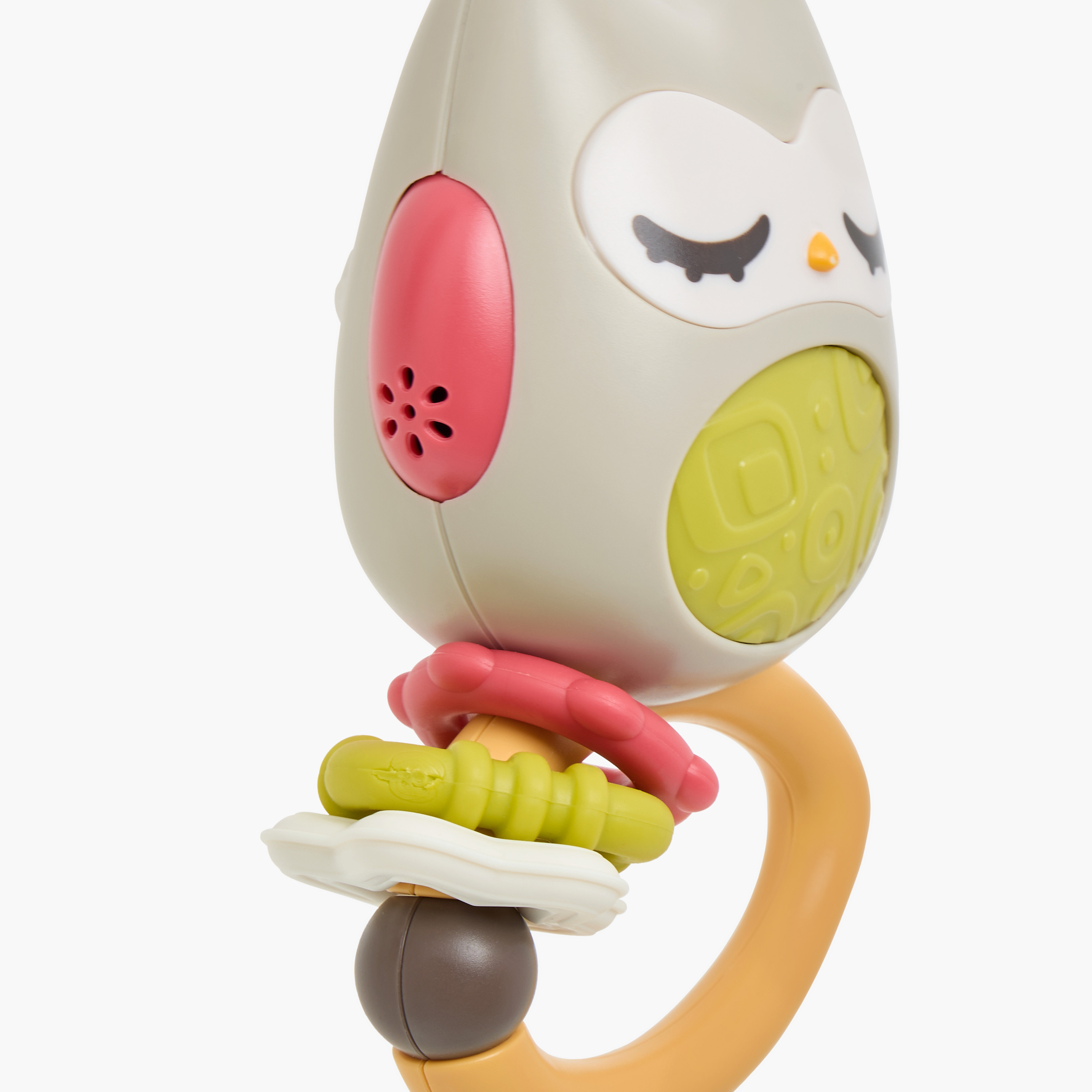 Juniors Owl Sensory Teether Rattle-baby-feeding-teethers-image-3