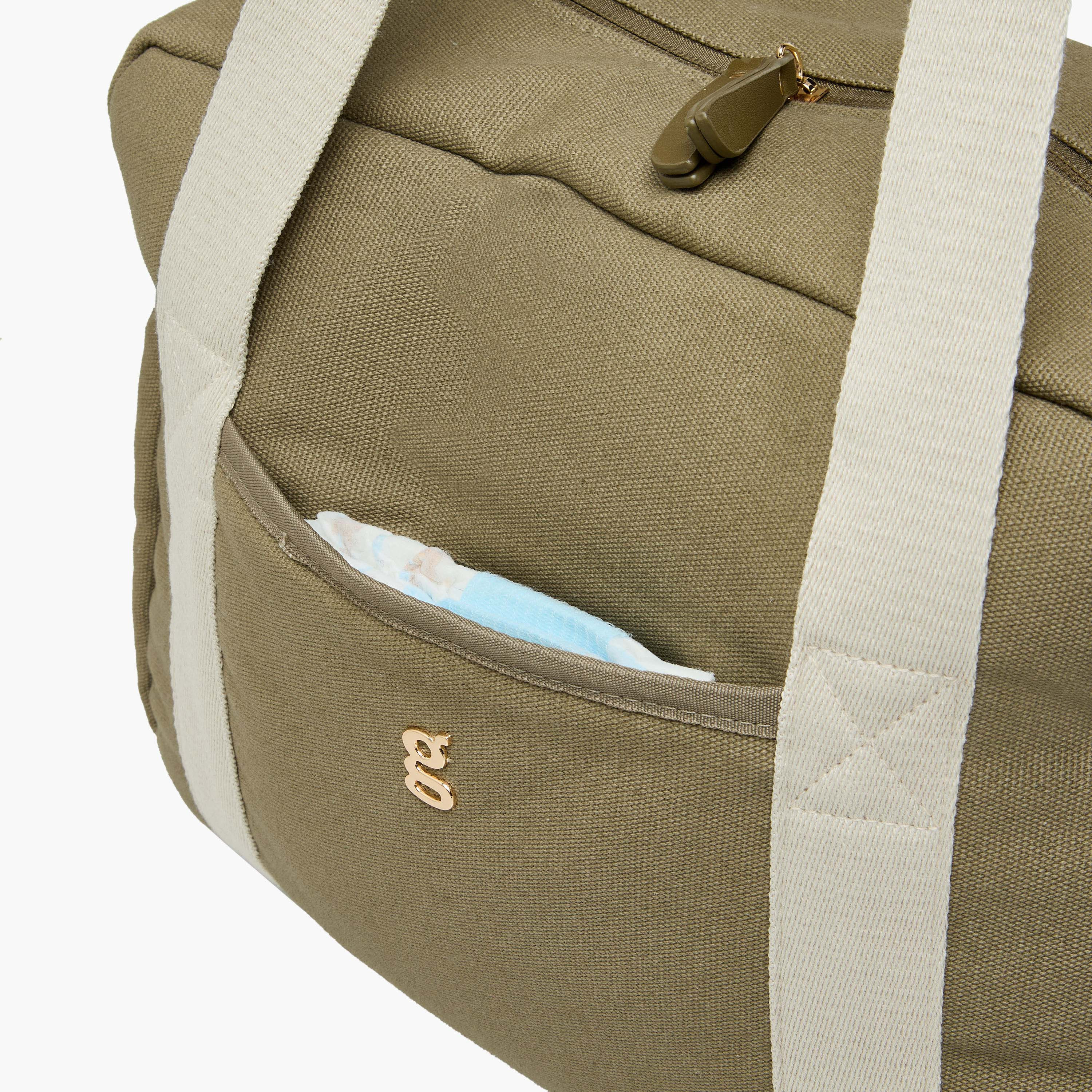 Giggles Solid Diaper Bag with Double Handles-baby-diapering-diaperbags-image-11