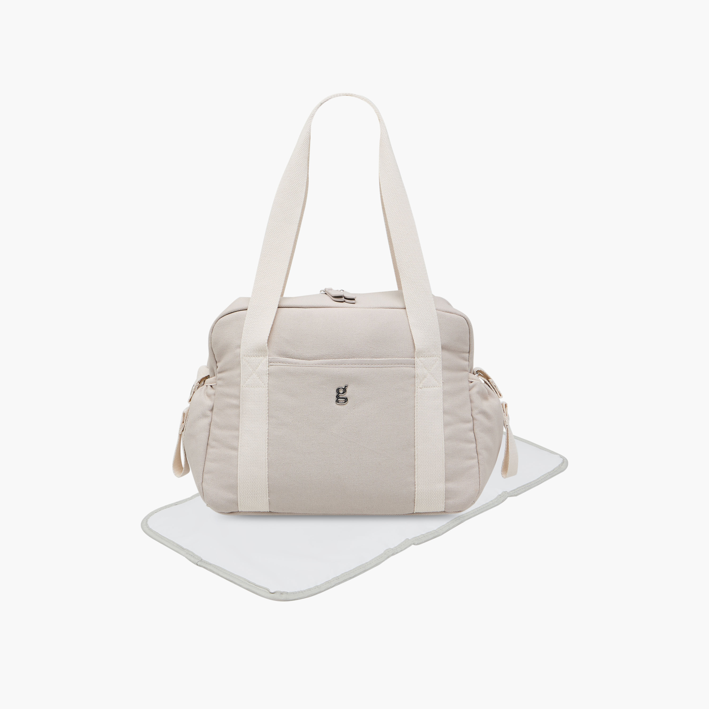 Giggles Solid Diaper Bag with Double Handles-baby-diapering-diaperbags-image-1