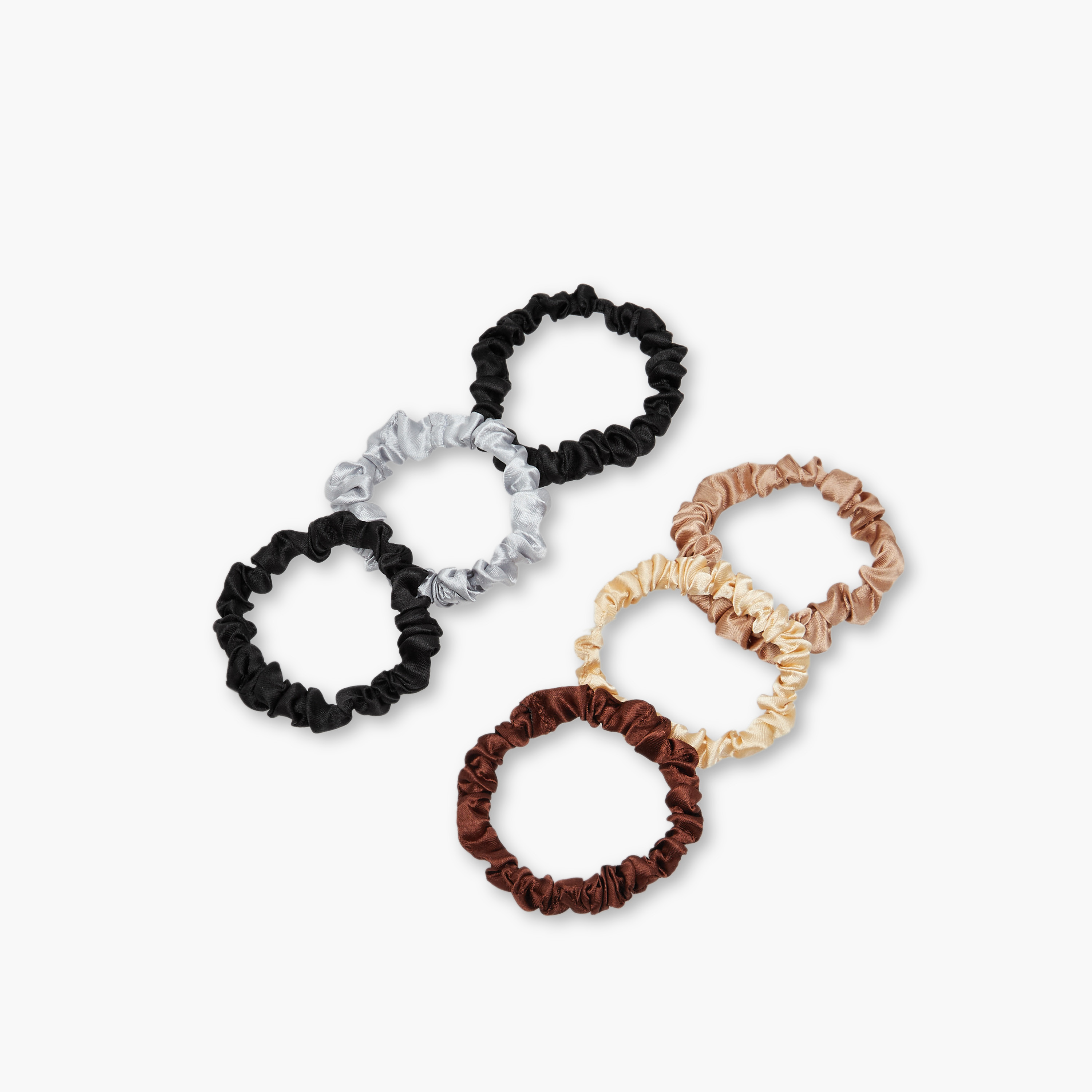 ربطات شعر سادة - طقم 6 قطع-women-hairaccessories-scrunchies-image-3