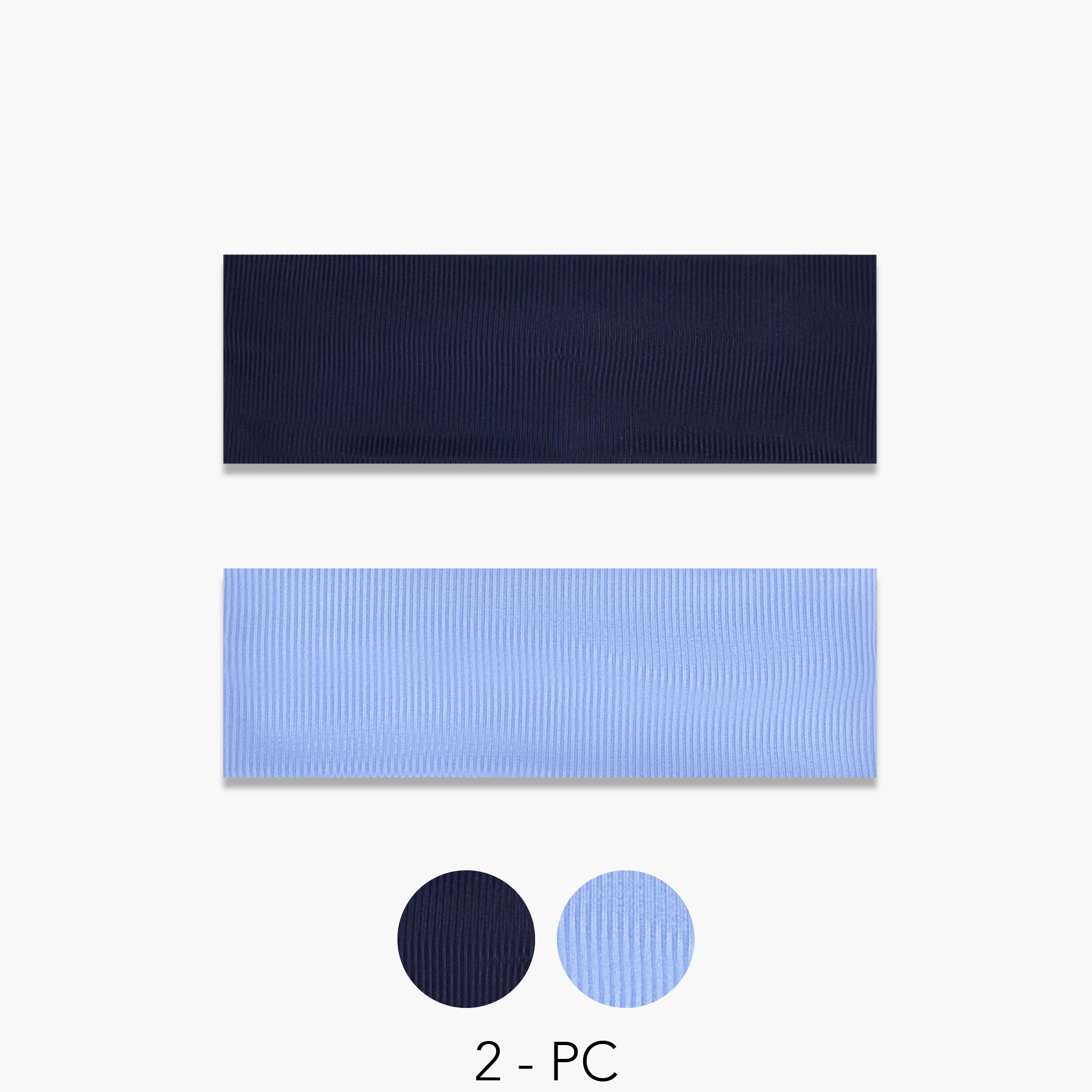 Pack of 2 Polyester Ribbed Headband-women-hairaccessories-bands-image-1