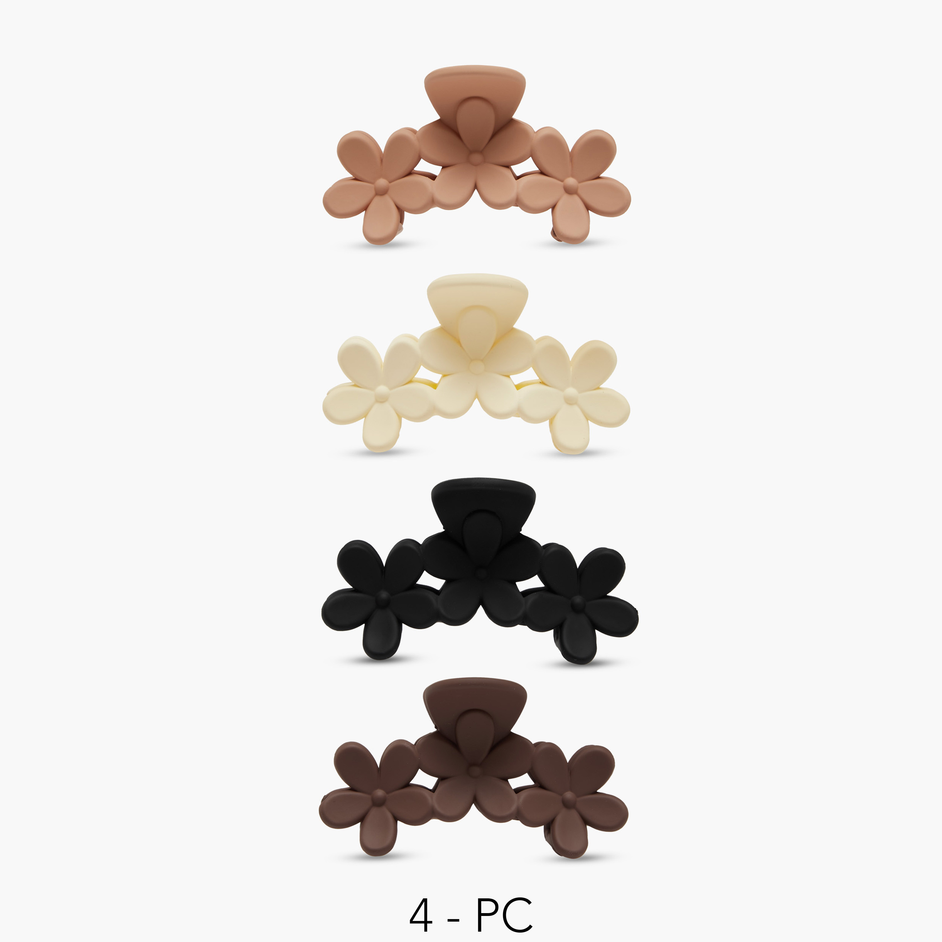 Floral Accent Hair Clamp - Set of 4-women-hairaccessories-clamps-image-1