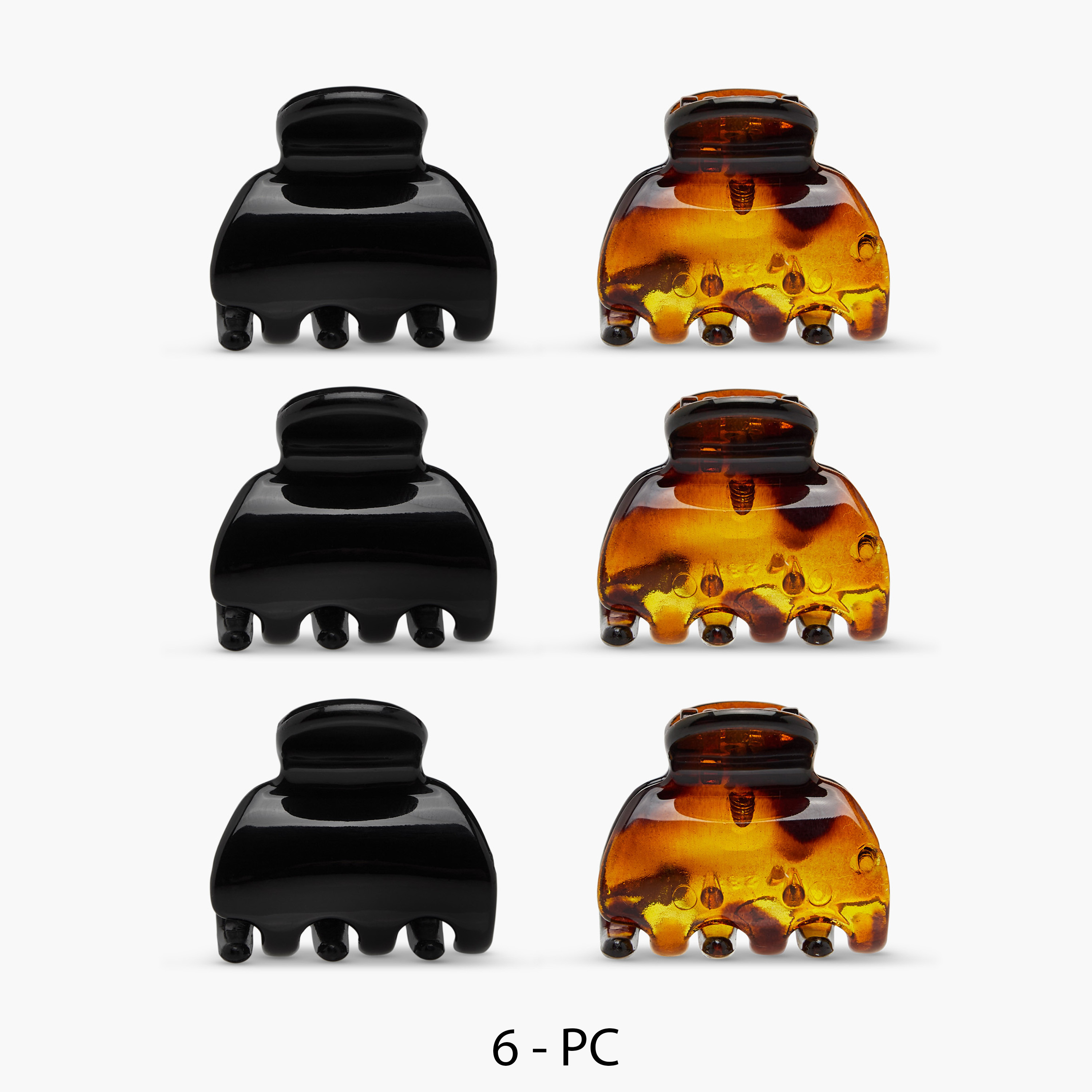 Solid Hair Clamp - Set of 6-women-hairaccessories-clamps-image-1