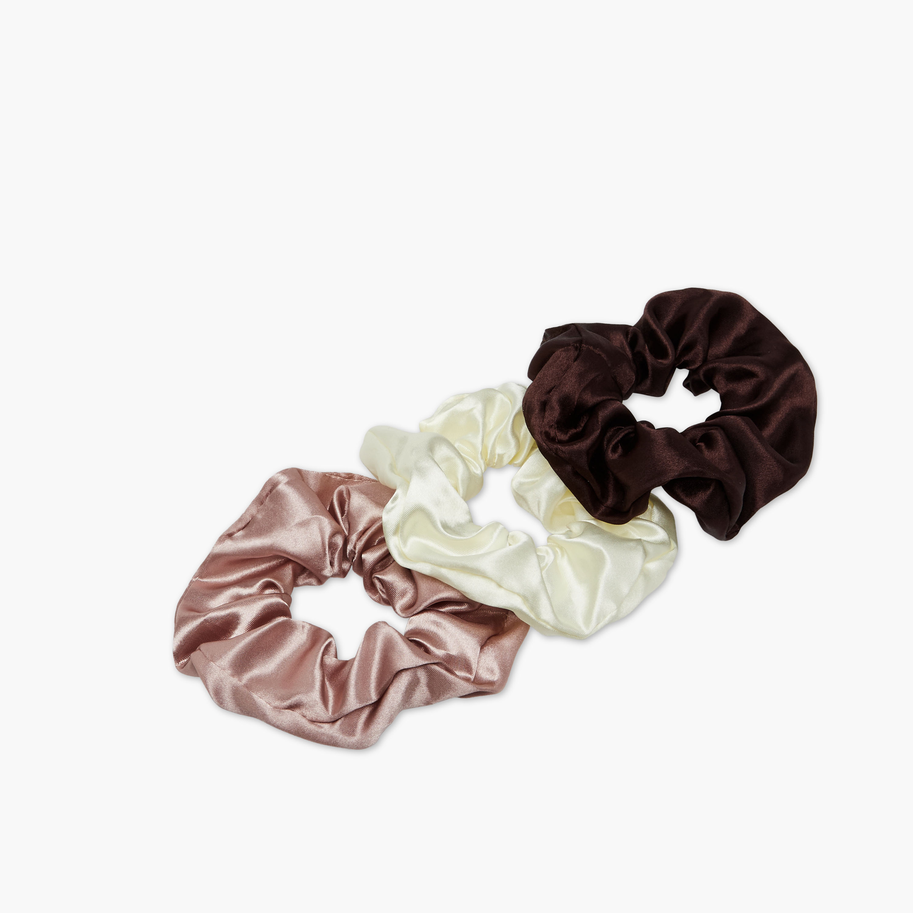 ربطة شعر سكرانشي سادة - طقم من 3 قطع-women-hairaccessories-scrunchies-image-2