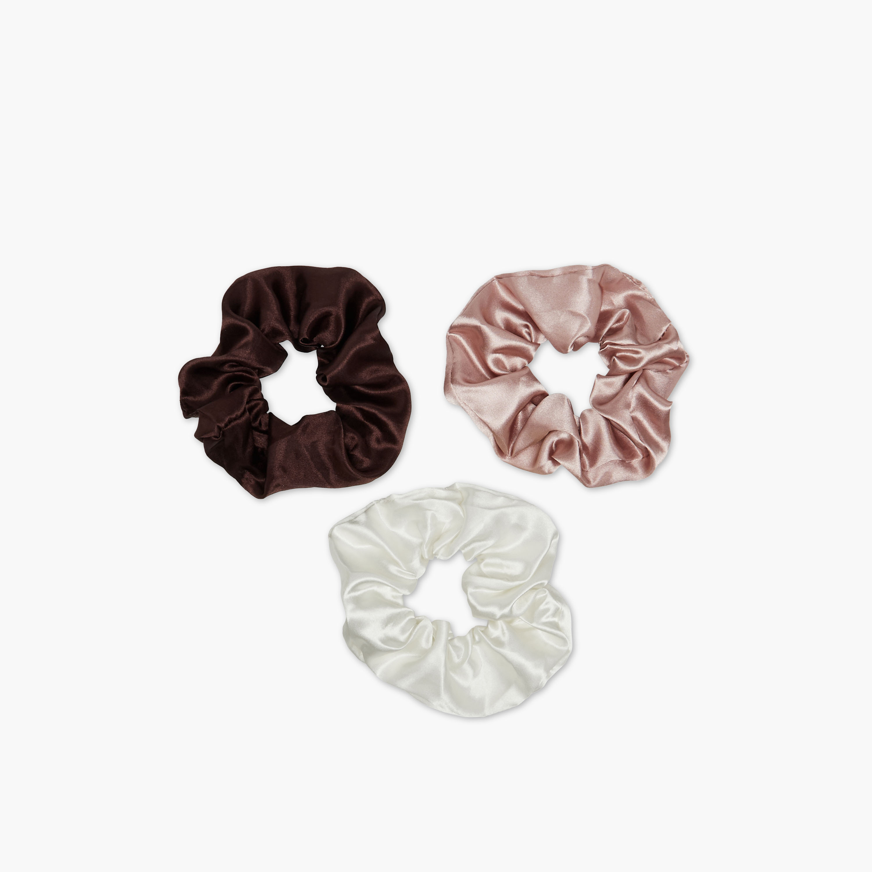 ربطة شعر سكرانشي سادة - طقم من 3 قطع-women-hairaccessories-scrunchies-image-3