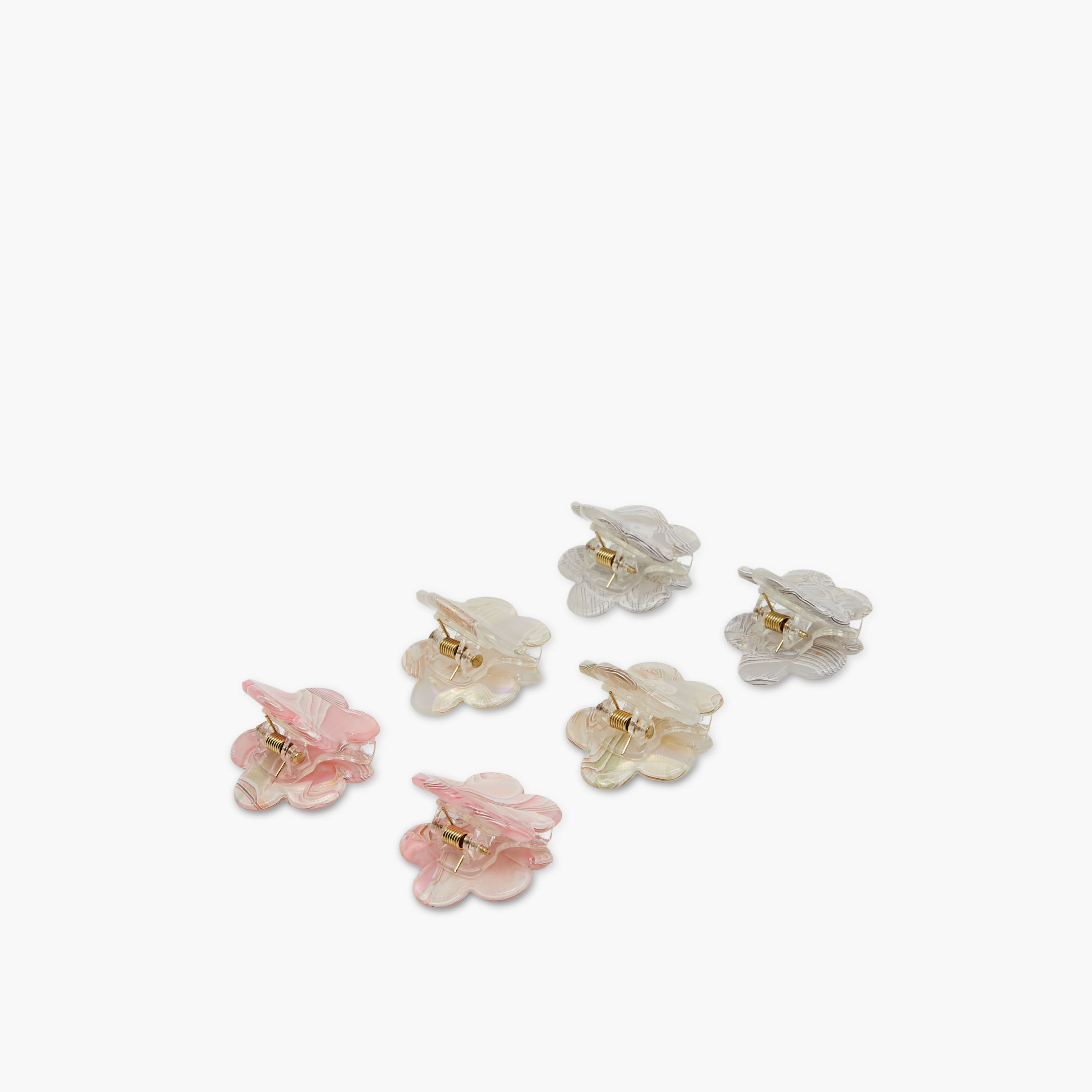 مشبك شعر زهري - طقم من 6 قطع-women-hairaccessories-clamps-image-5