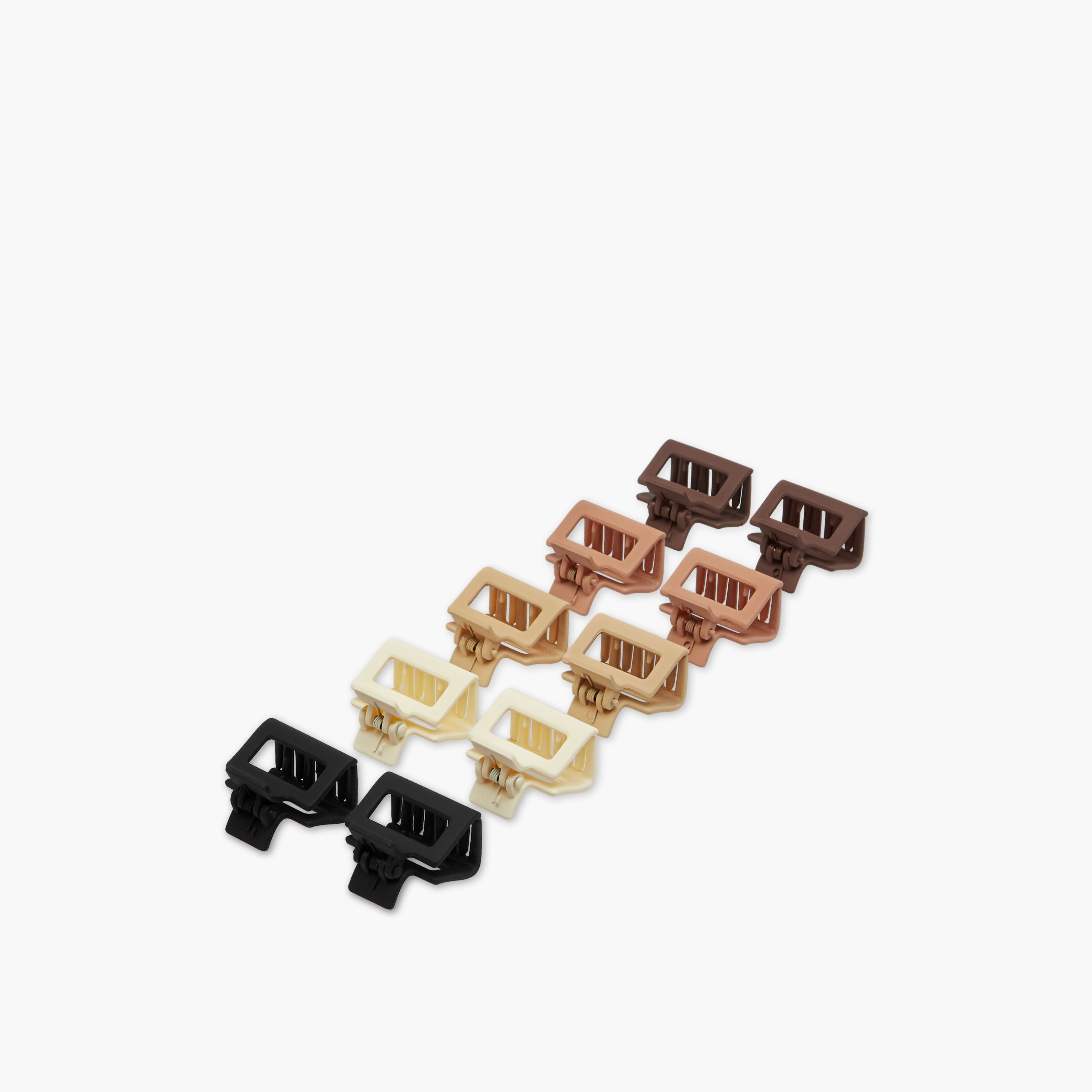 مشابك شعر سادة - طقم من 10 قطع-women-hairaccessories-clamps-image-7