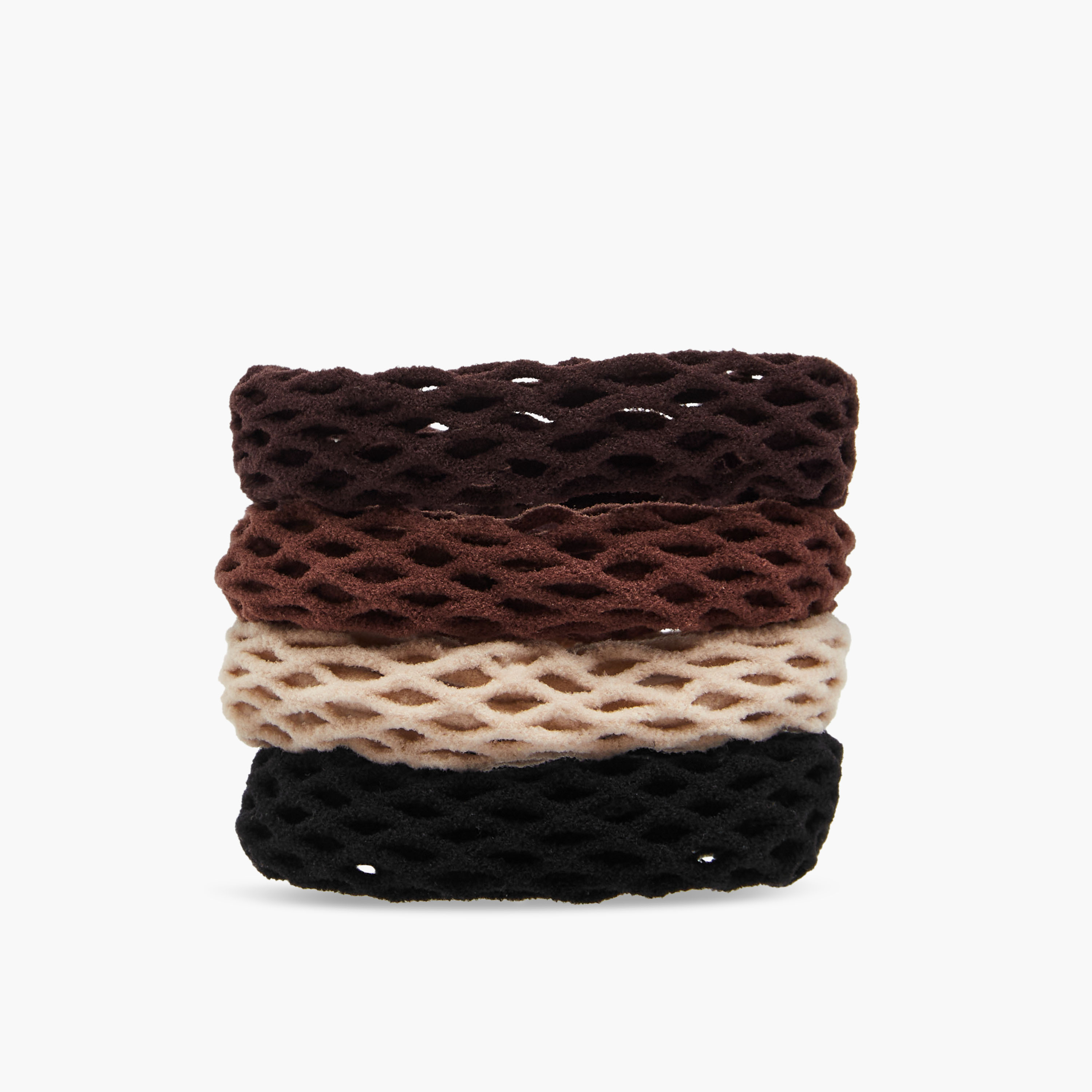 Solid Hair Tie - Set of 8-women-hairaccessories-bands-image-2