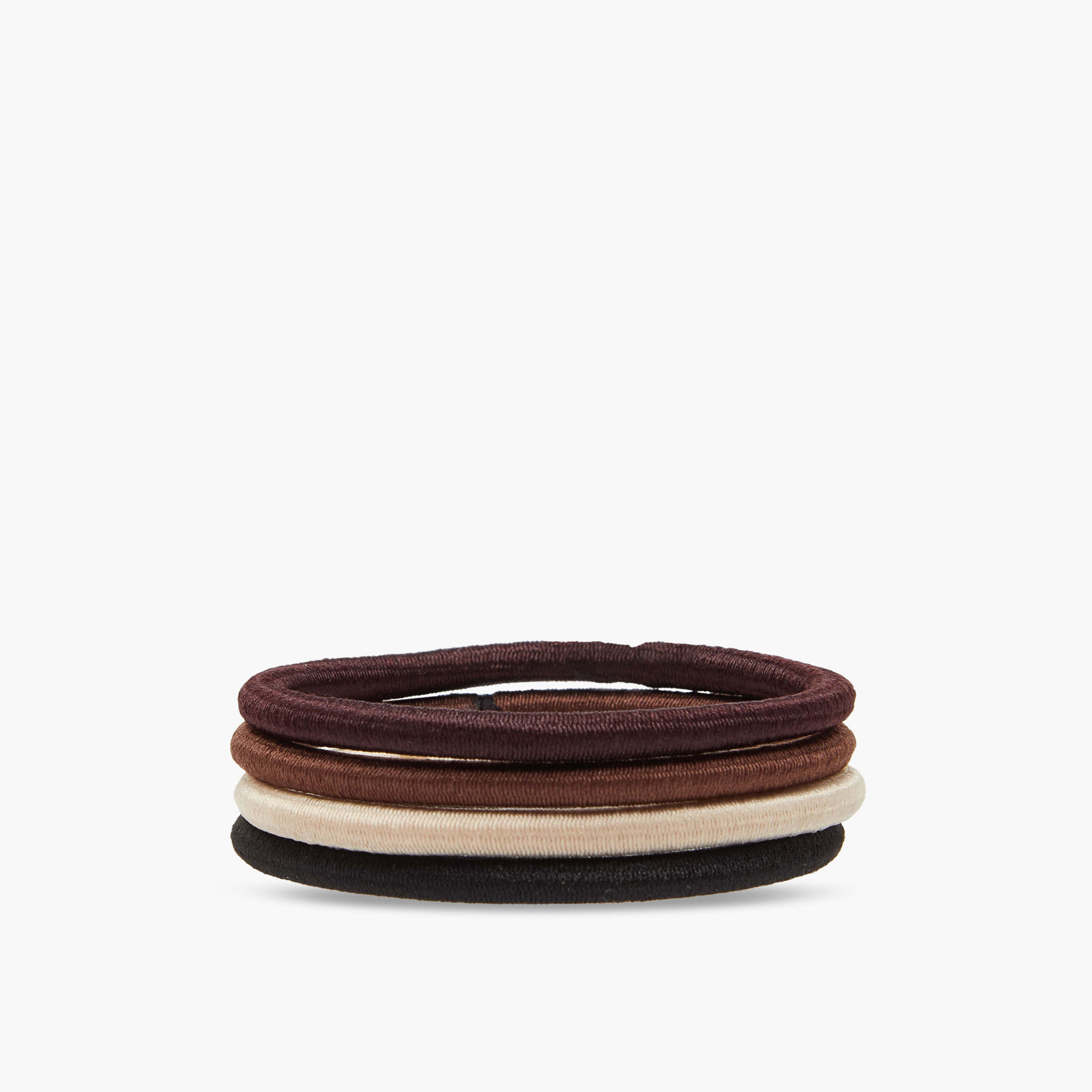 Solid Hair Tie - Set of 8-women-hairaccessories-bands-image-3