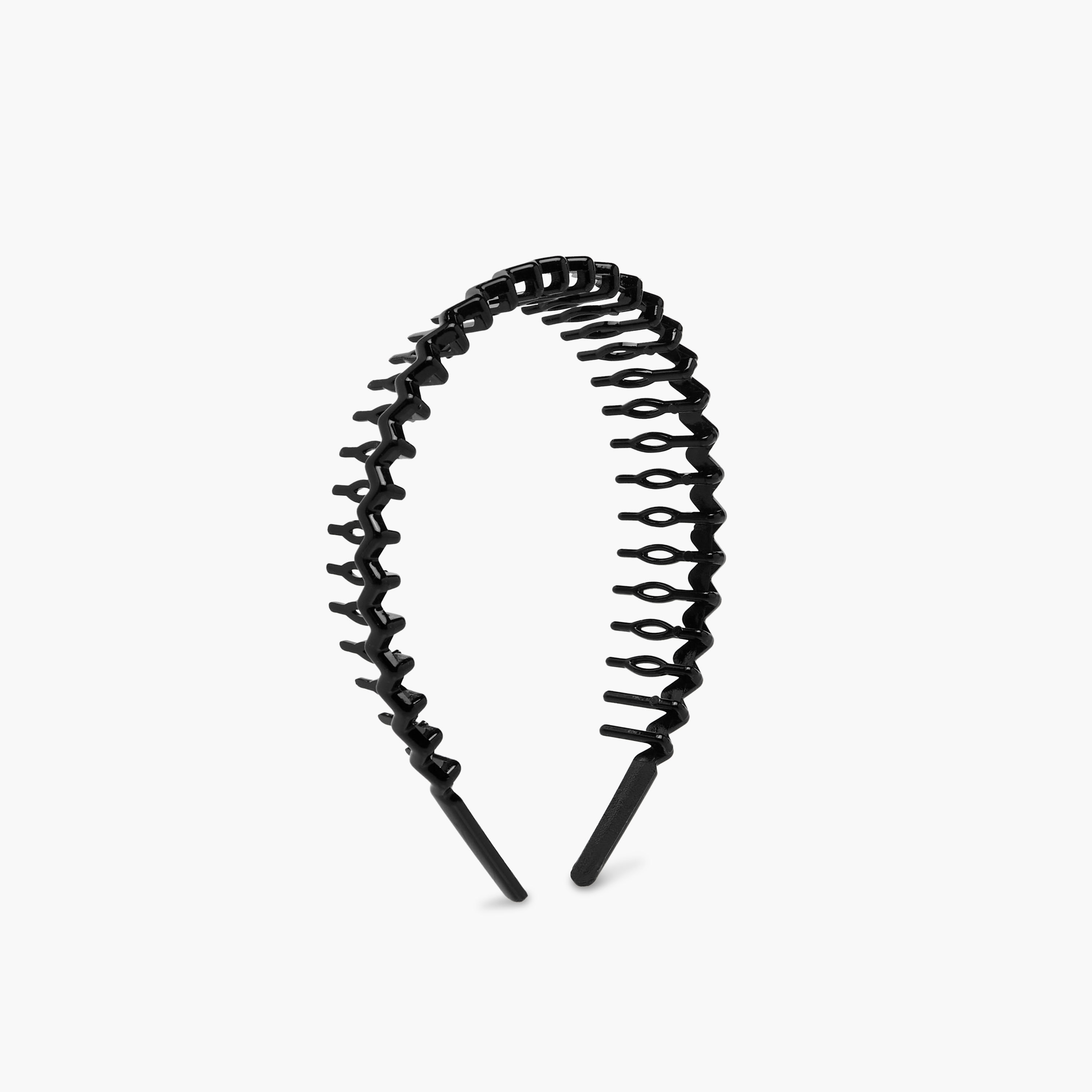 طوق شعر متعرج سادة - طقم من 5 قطع-women-hairaccessories-bands-image-2