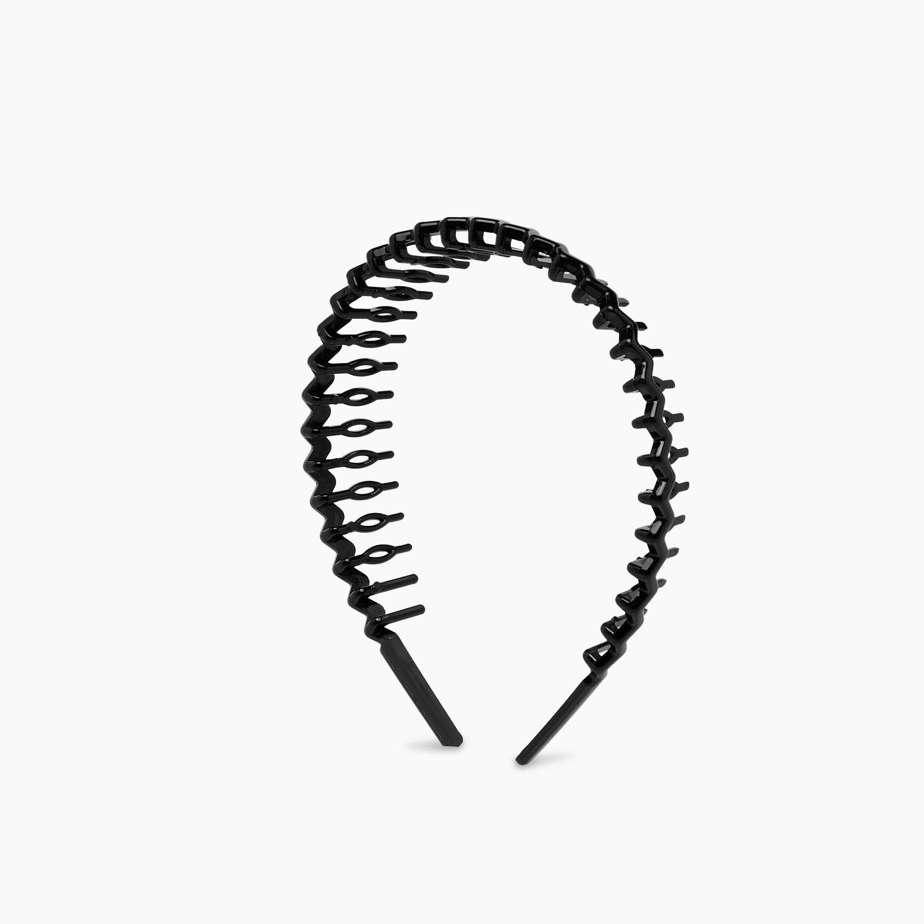 طوق شعر متعرج سادة - طقم من 5 قطع-women-hairaccessories-bands-image-3