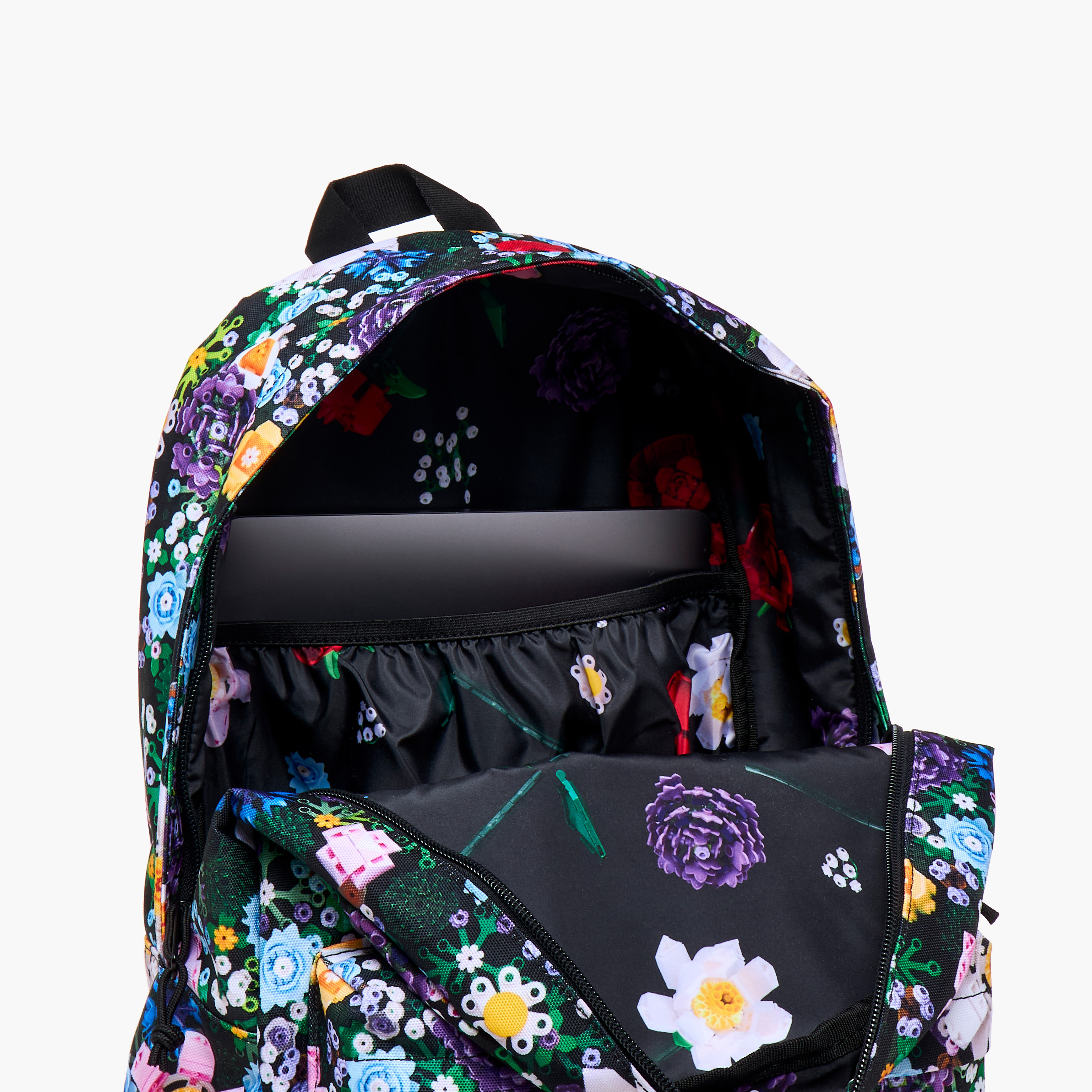 Herschel Supply Co Floral Print Backpack with Adjustable Straps and Zip Closure - 18x13x7 cms-promo_LS20_OMN-image-10