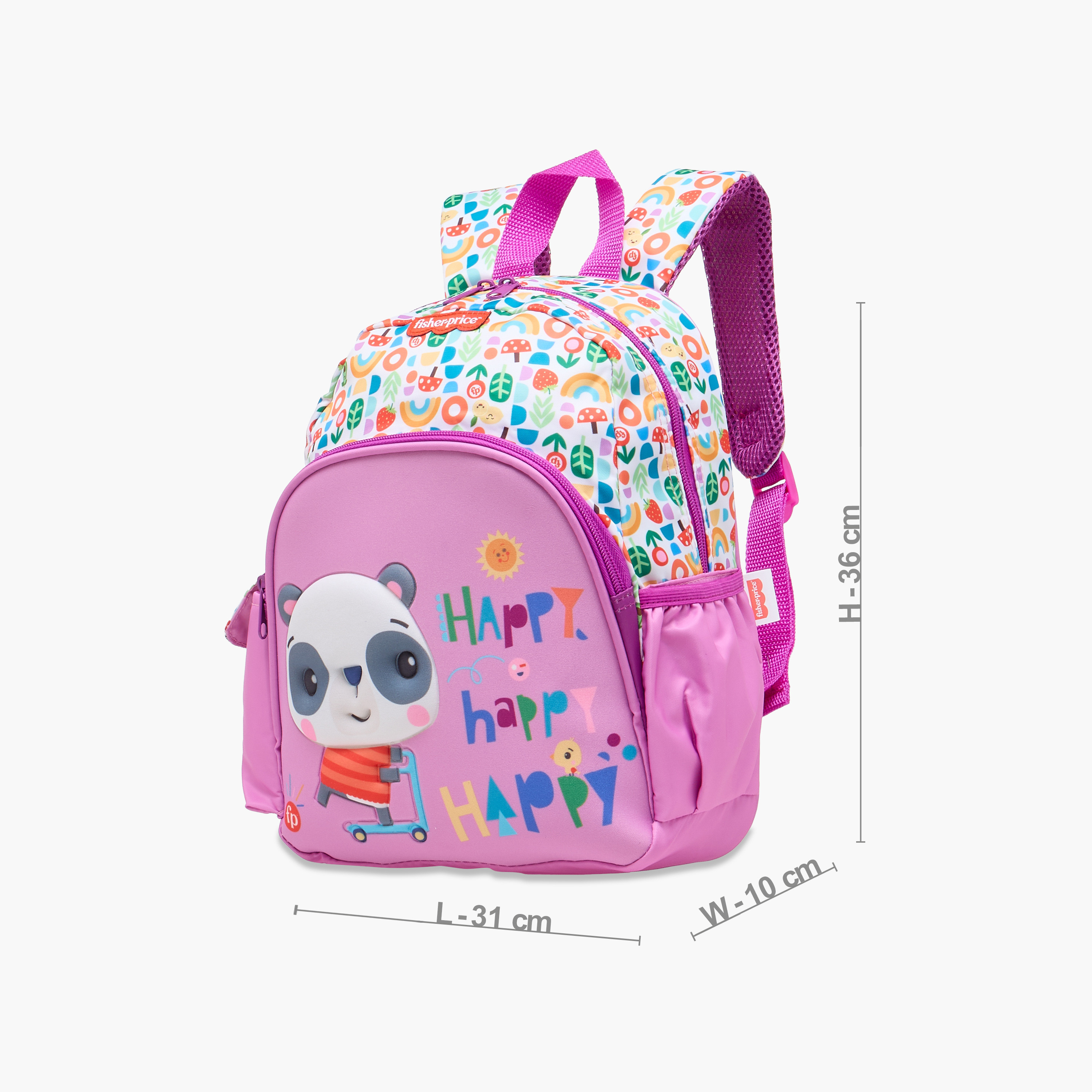 شنطة ظهر بطبعات وحمالات قابلة للتعديل وسحاب إغلاق من فيشر برايس-school-bagsandbackpacks-backpacks-image-2
