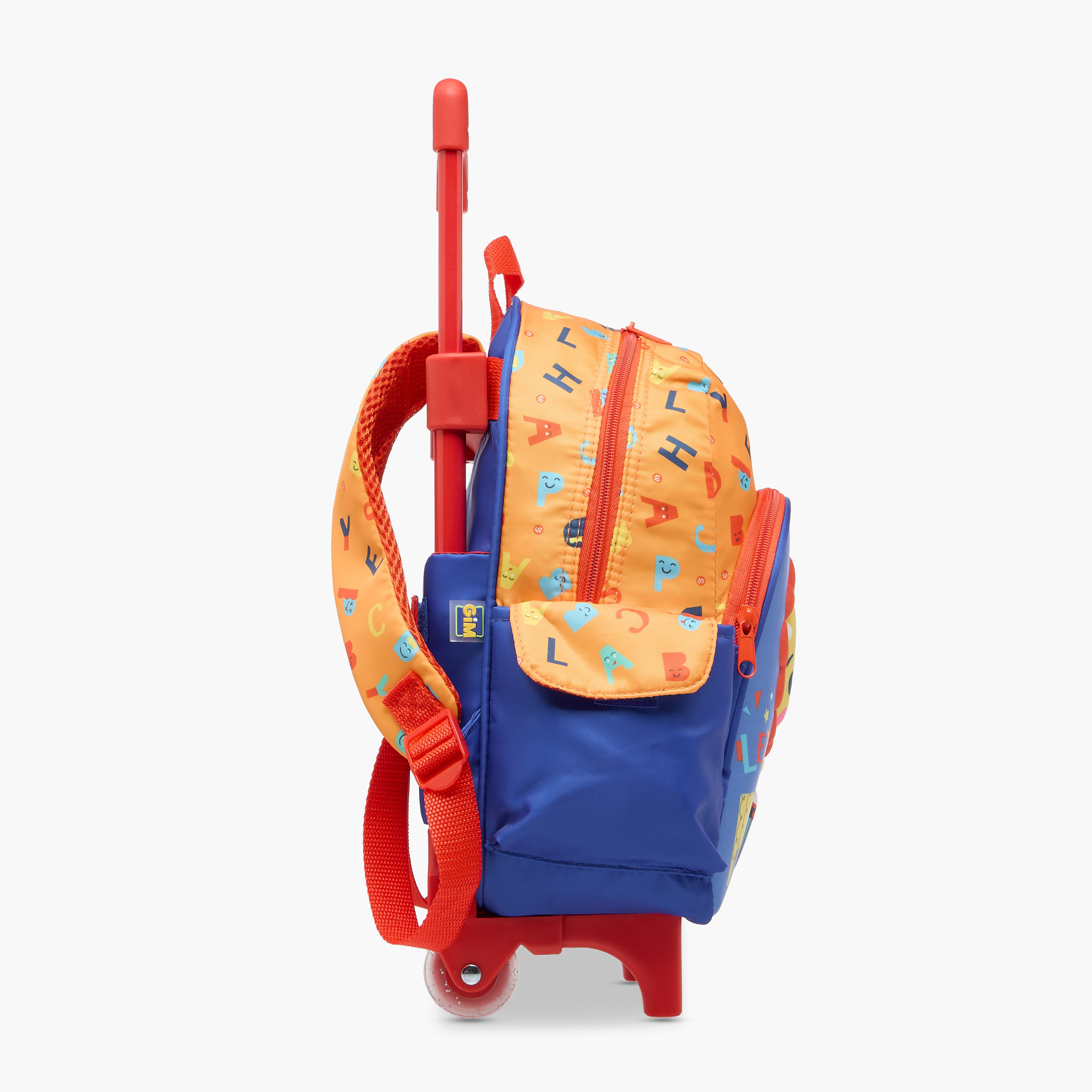شنطة ظهر ترولي بطبعات بمقبض قابل للسحب وسحاب إغلاق من فيشر-برايس - 12 بوصة-school-bagsandbackpacks-trolleybags-image-3