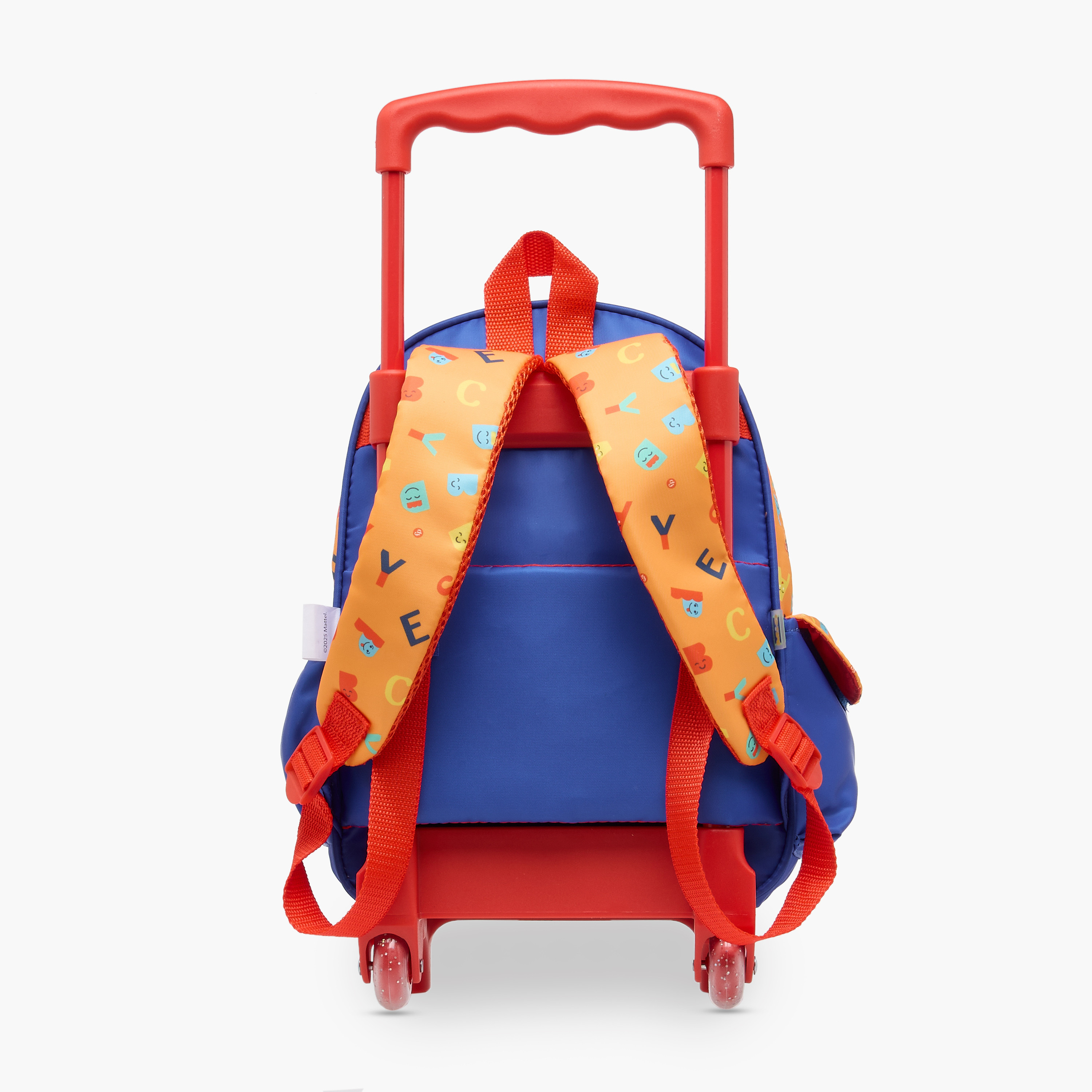 شنطة ظهر ترولي بطبعات بمقبض قابل للسحب وسحاب إغلاق من فيشر-برايس - 12 بوصة-school-bagsandbackpacks-trolleybags-image-5