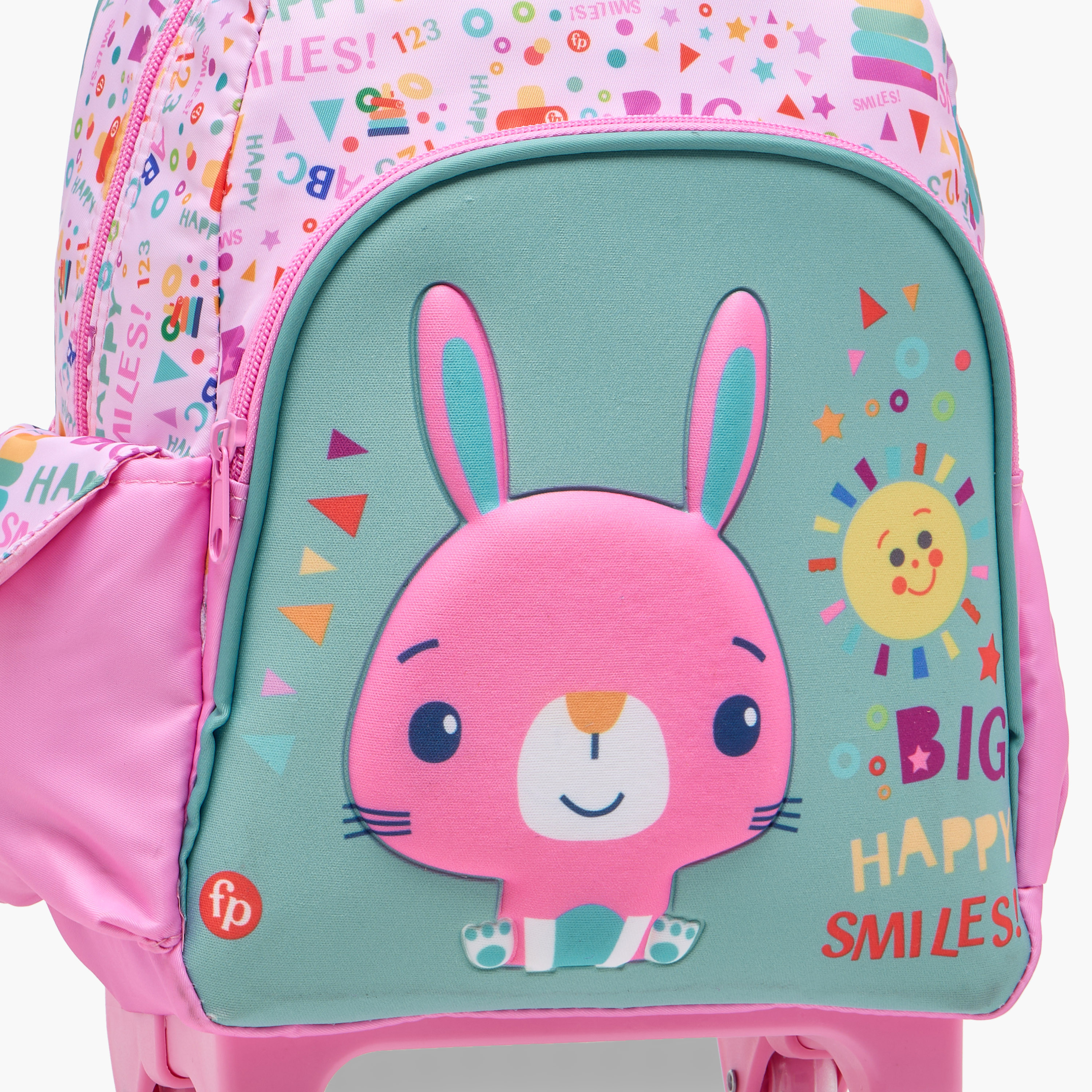 شنطة ظهر ترولي بطبعات ومقبض قابل للسحب وسحاب إغلاق من فيشر-برايس - 12 بوصة-school-bagsandbackpacks-trolleybags-image-11
