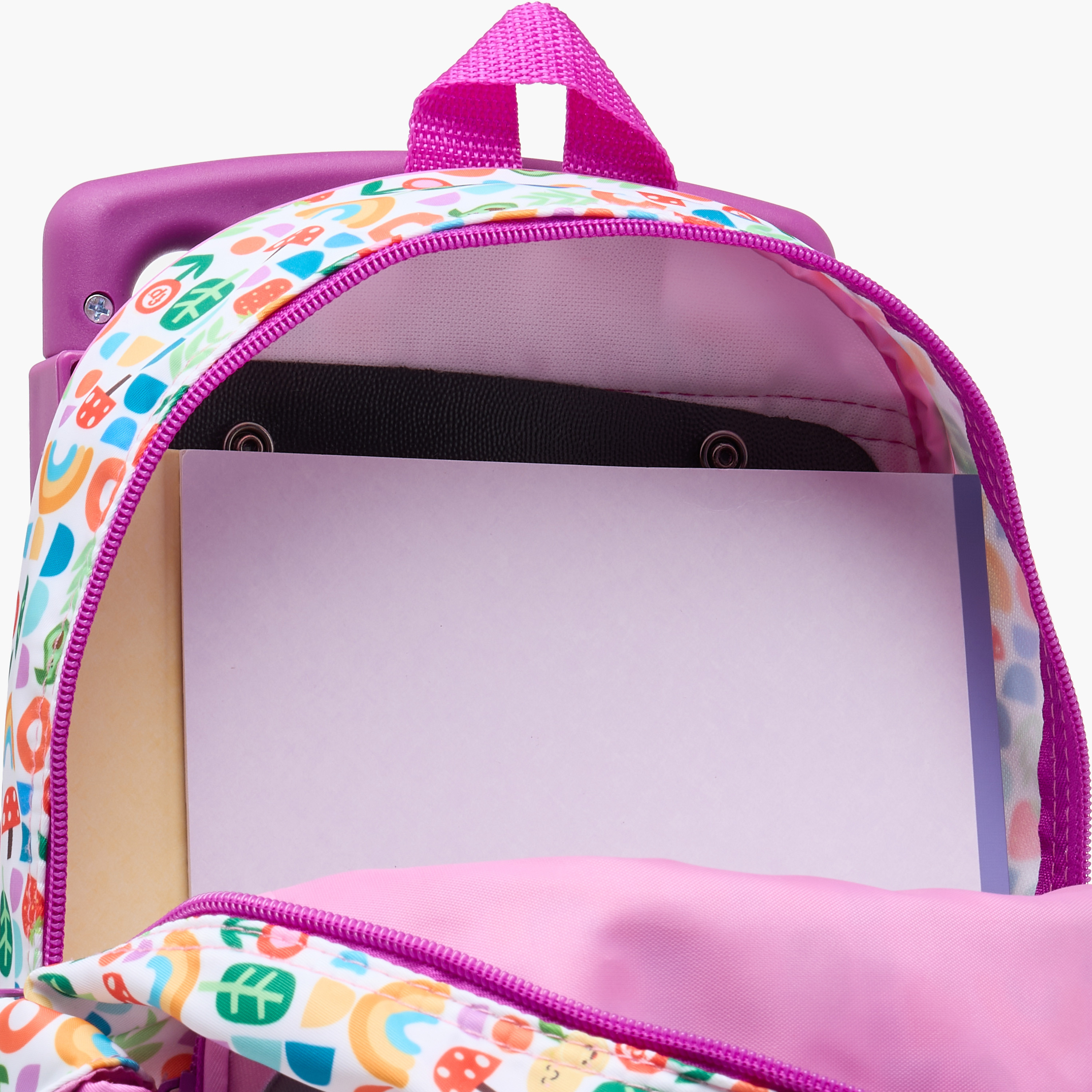 Fisher-Price Printed Trolley Backpack with Retractable Handle and Zip Closure-school-bagsandbackpacks-trolleybags-image-14