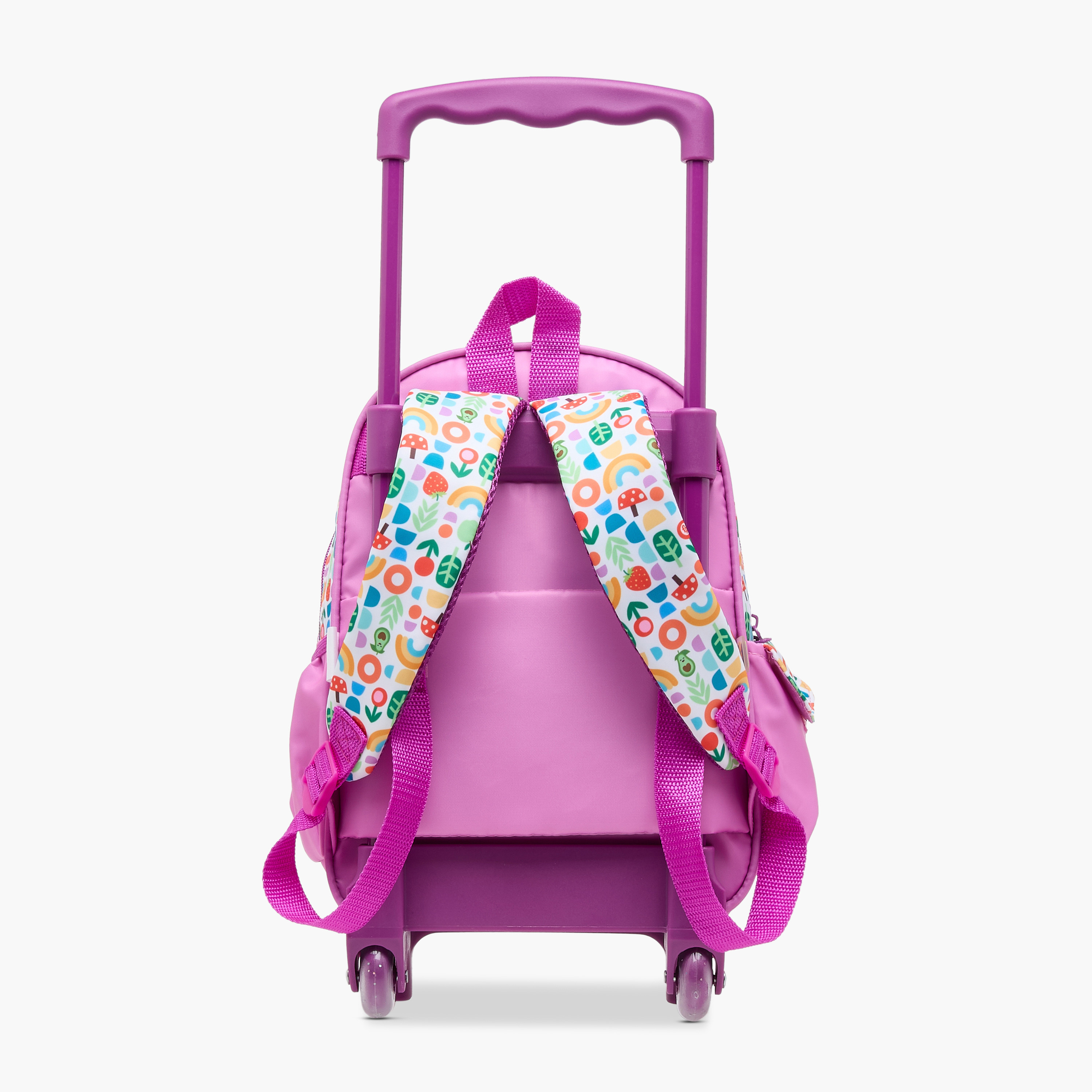 Fisher-Price Printed Trolley Backpack with Retractable Handle and Zip Closure-school-bagsandbackpacks-trolleybags-image-5