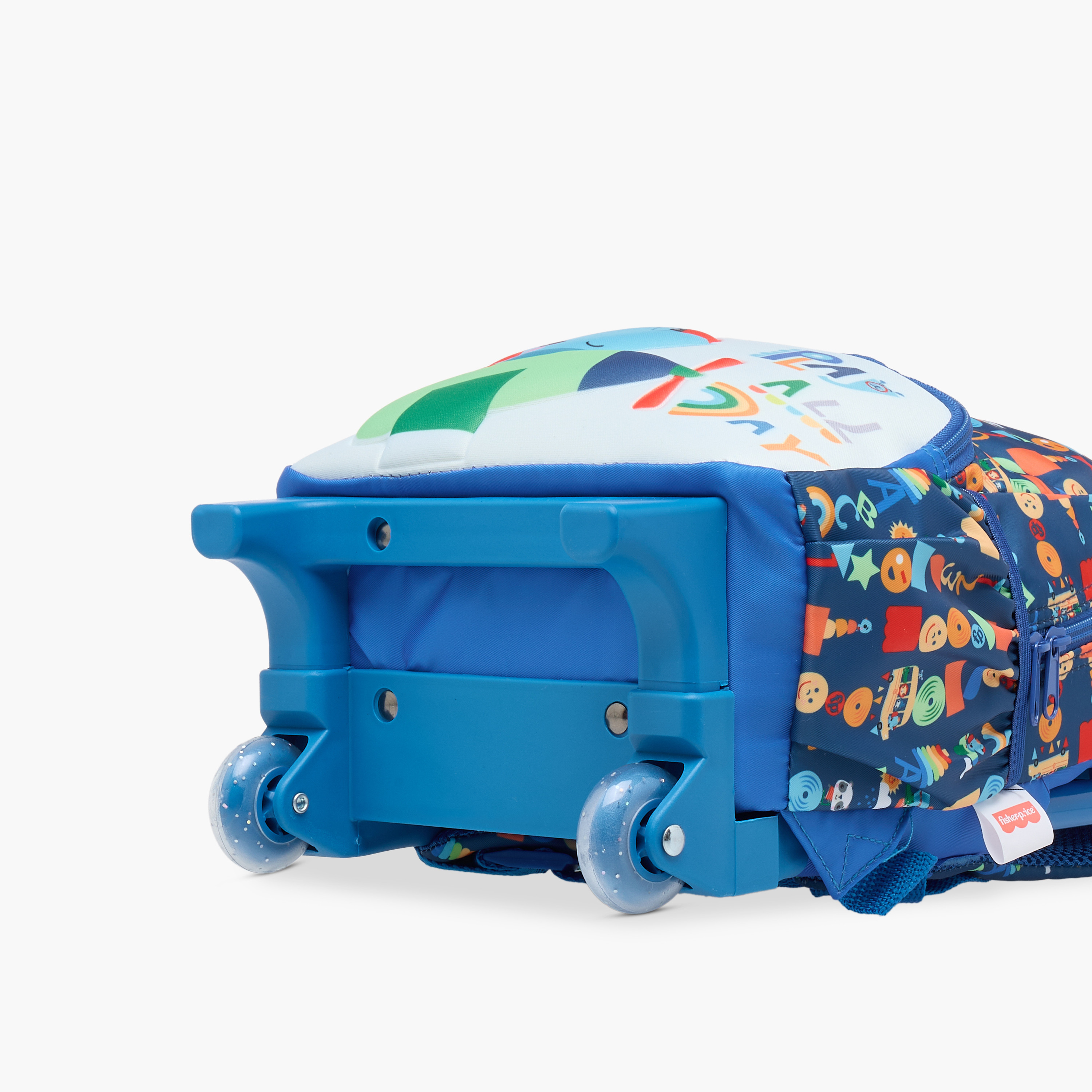 شنطة ظهر ترولي بطبعات ومقبض قابل للسحب وسحاب إغلاق من فيشر-برايس - 12 بوصة-school-bagsandbackpacks-trolleybags-image-11