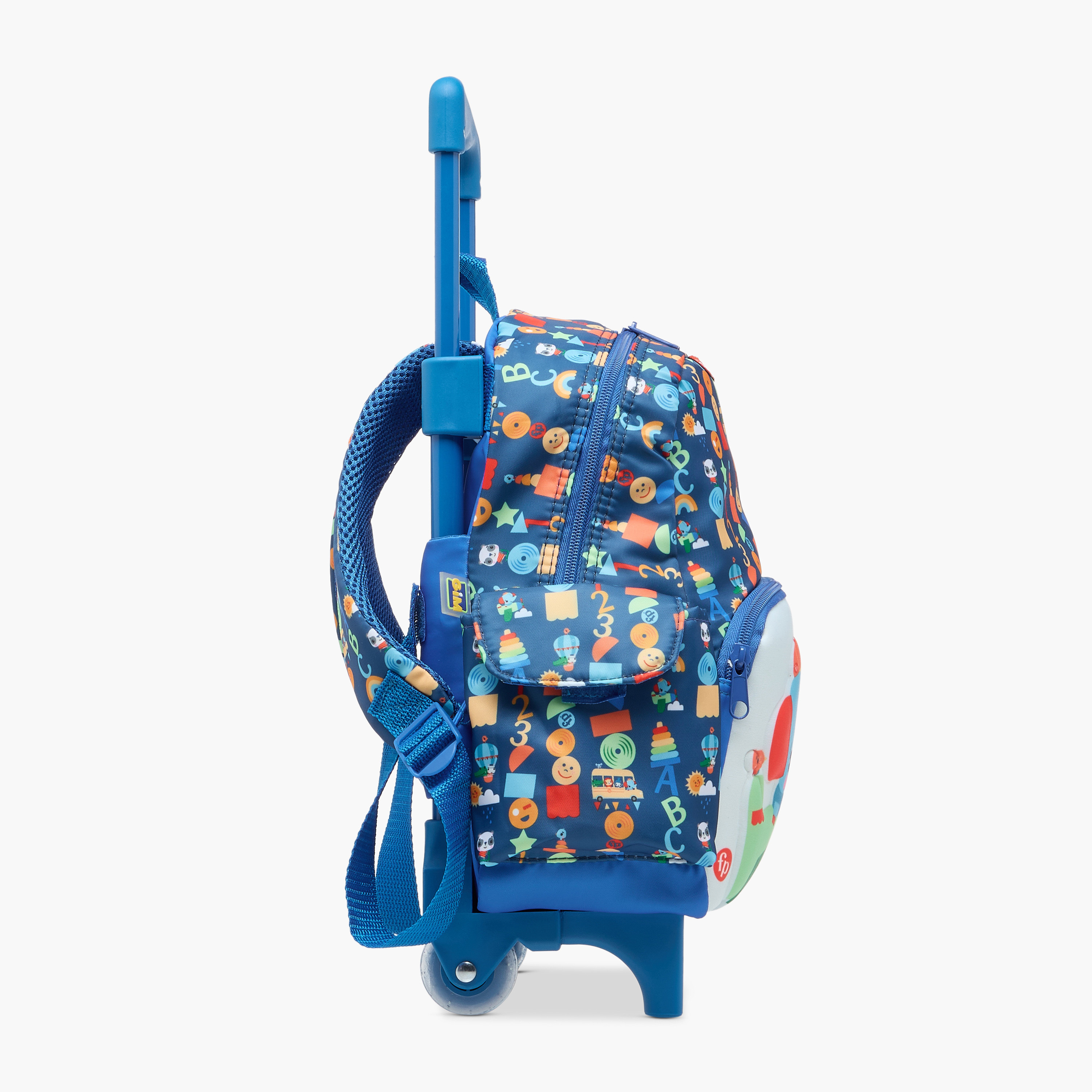 شنطة ظهر ترولي بطبعات ومقبض قابل للسحب وسحاب إغلاق من فيشر-برايس - 12 بوصة-school-bagsandbackpacks-trolleybags-image-3