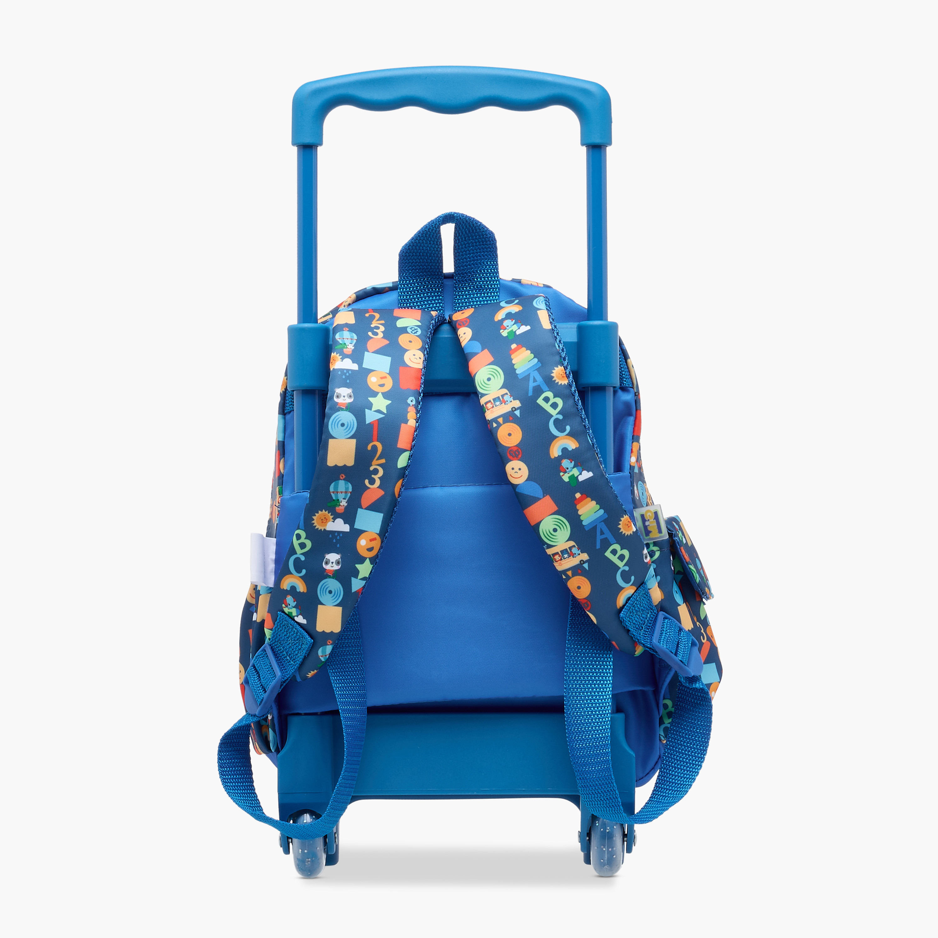 شنطة ظهر ترولي بطبعات ومقبض قابل للسحب وسحاب إغلاق من فيشر-برايس - 12 بوصة-school-bagsandbackpacks-trolleybags-image-5