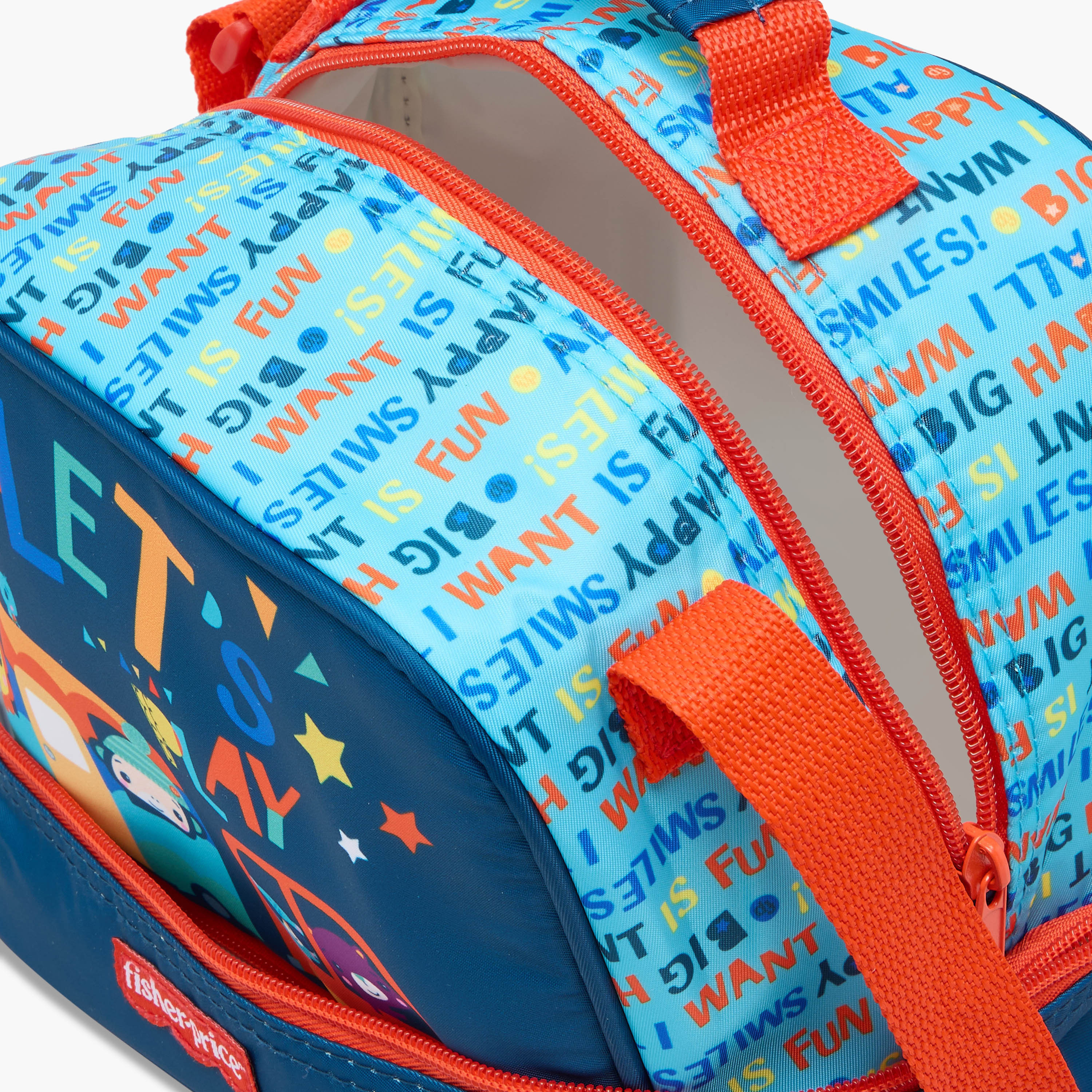Fisher-Price Printed Lunch Bag with Adjustable Strap and Zip Closure-school-lunchessentials-lunchbags-image-5