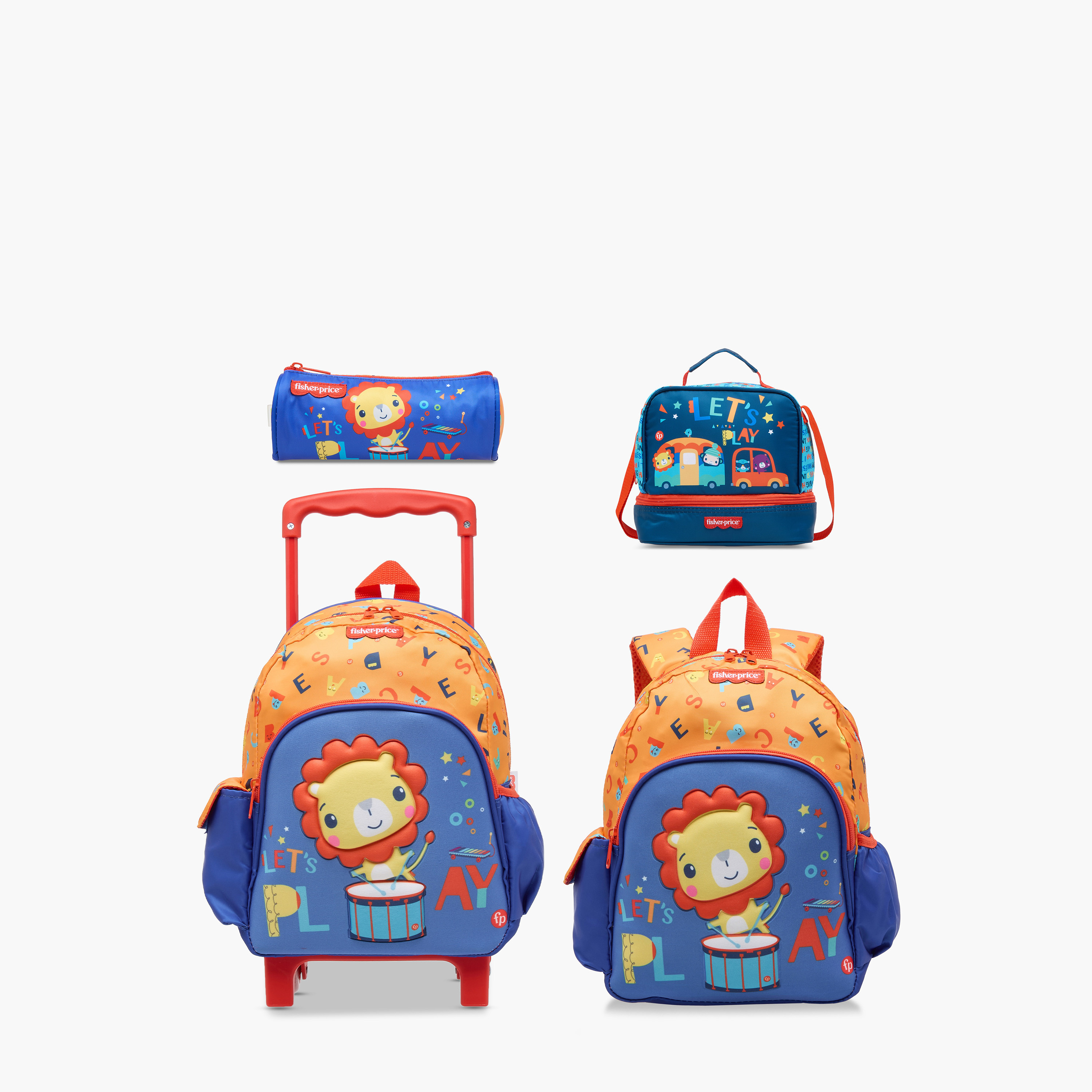 Fisher-Price Printed Lunch Bag with Adjustable Strap and Zip Closure-school-lunchessentials-lunchbags-image-9