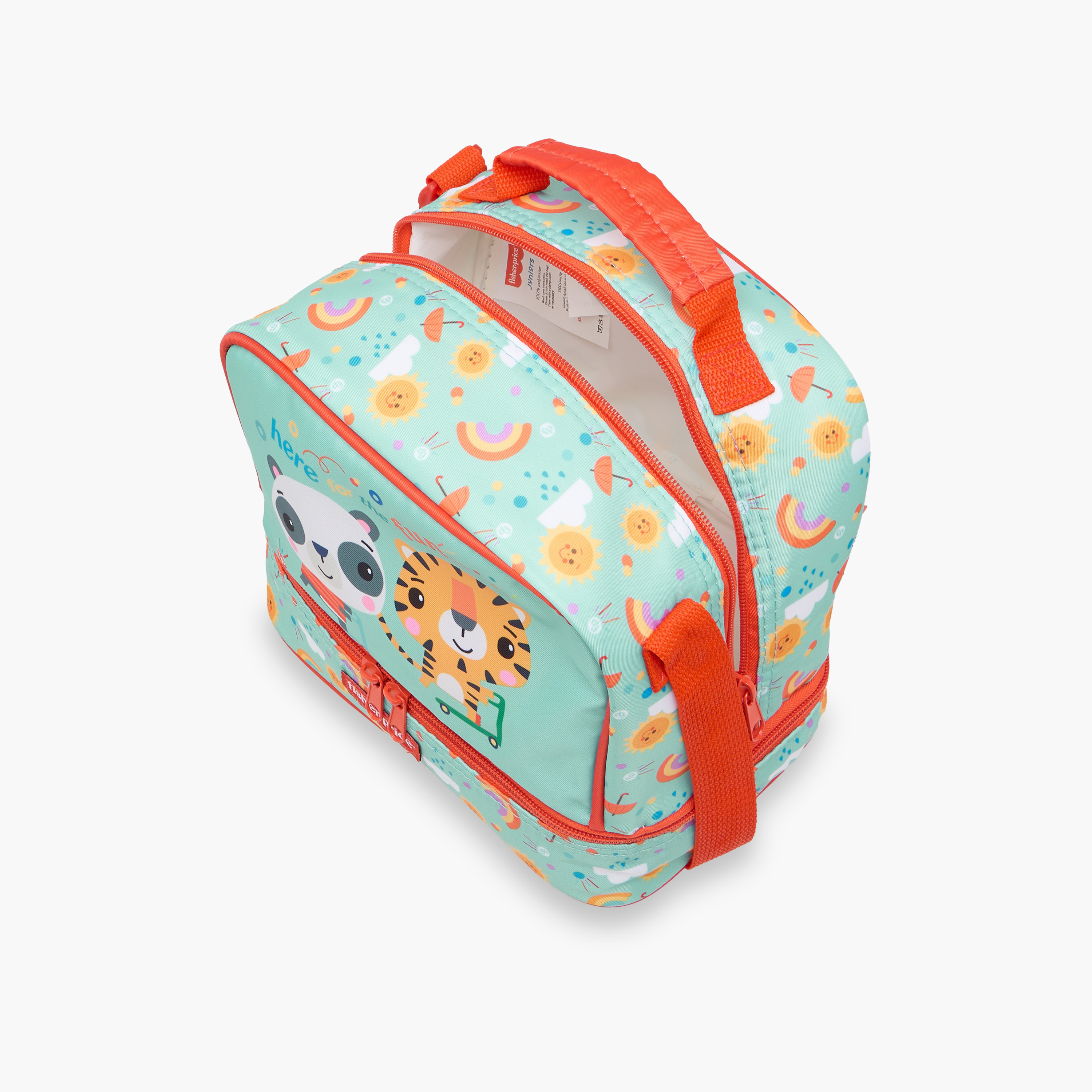 Fisher-Price Printed Lunch Bag with Adjustable Strap and Zip Closure-school-lunchessentials-lunchbags-image-7